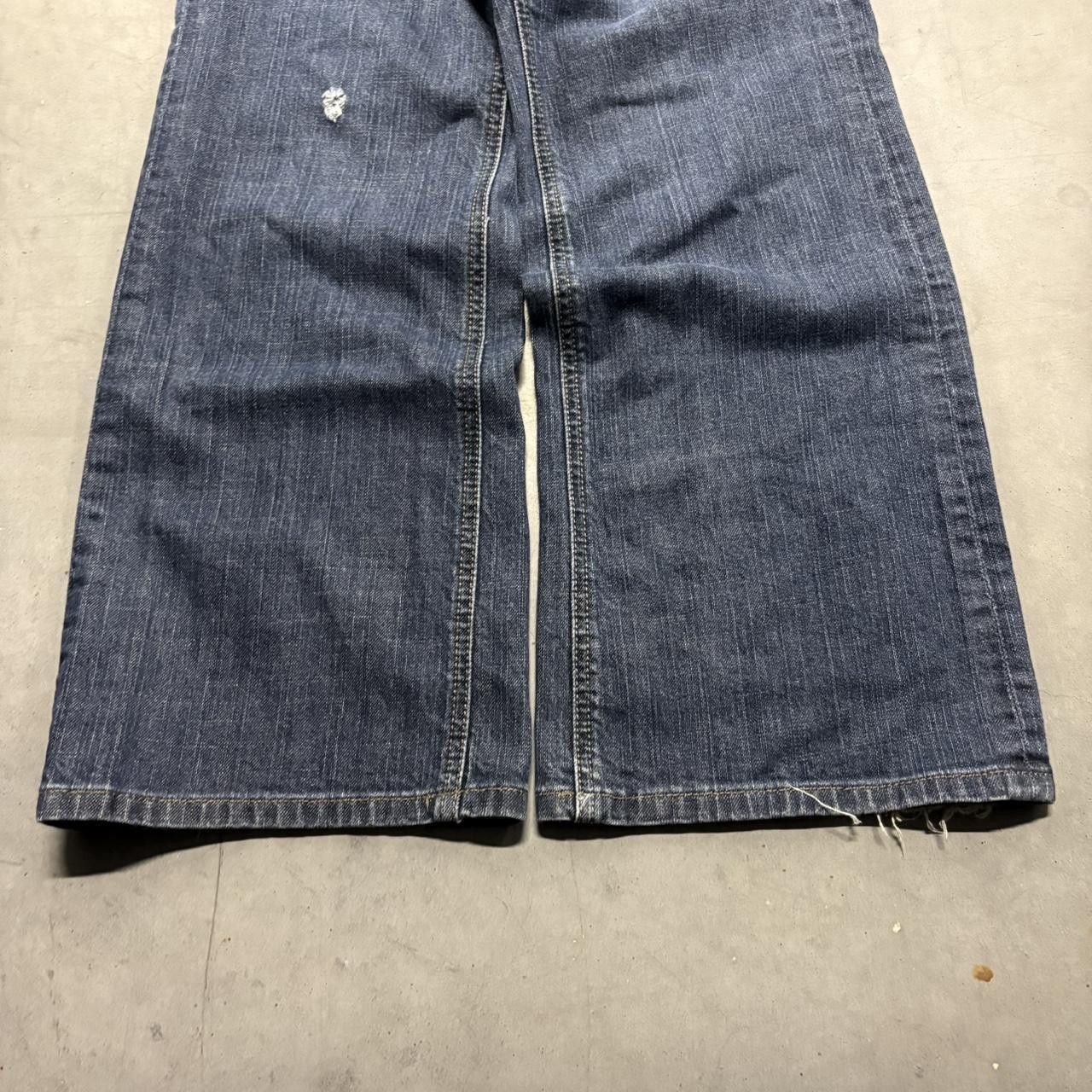 Tommy Hilfiger Crazy Vintage Y2K/2000s Baggy Tommy Hilfiger Bootcut Dark Wash Streetwear Denim Jeans! Size US 38 / EU 54 - 5 Thumbnail