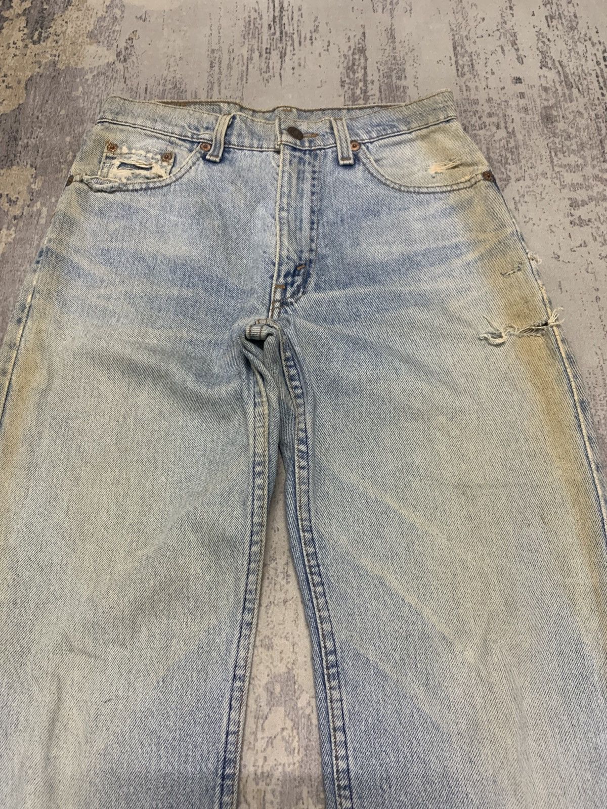 Levi's Thrashed Vintage Faded Distressed Levi’s 510 Size US 29 - 2 Thumbnail