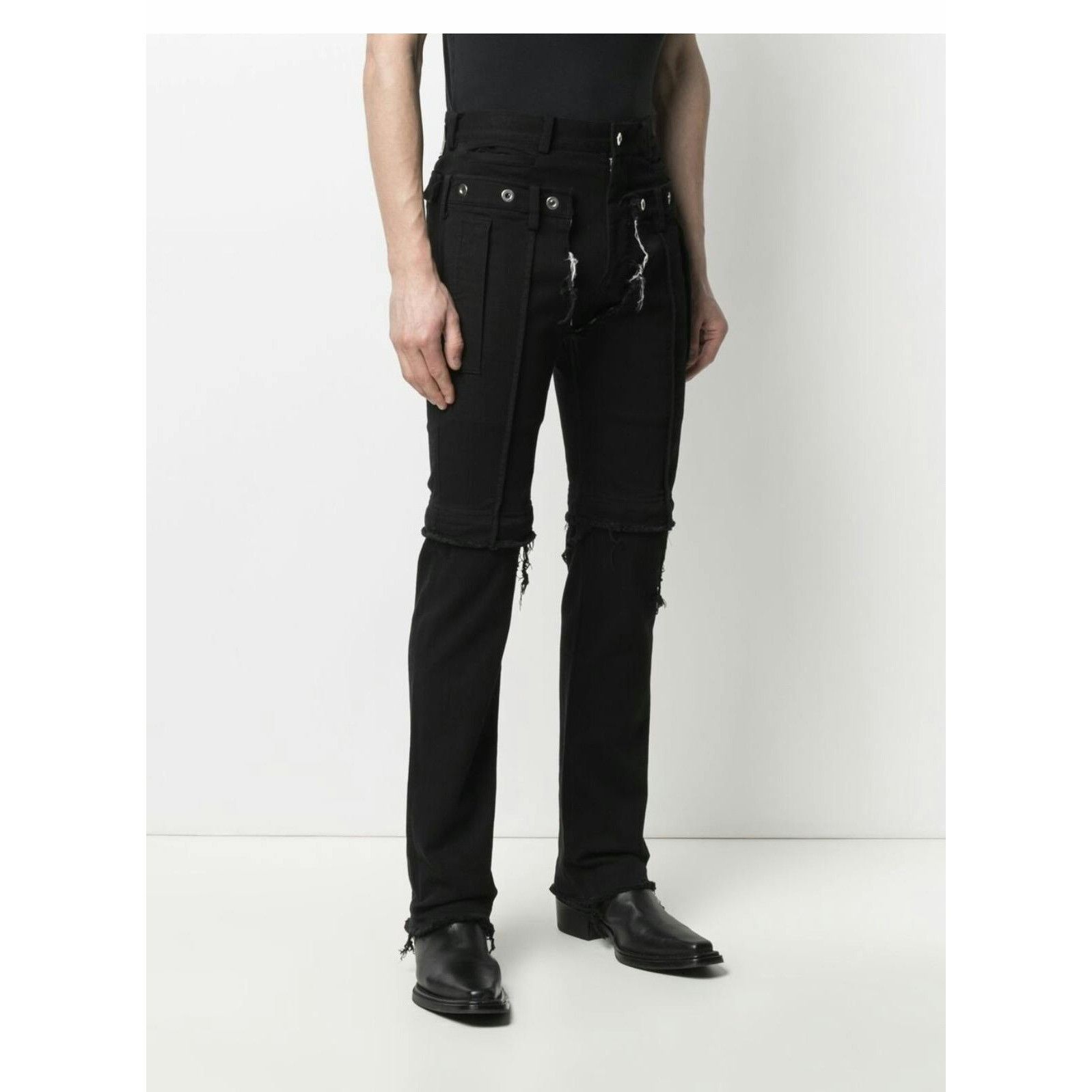 Sankuanz Sankuanz Mid-rise slim-fit trousers Size US 32 / EU 48 - 3 Thumbnail
