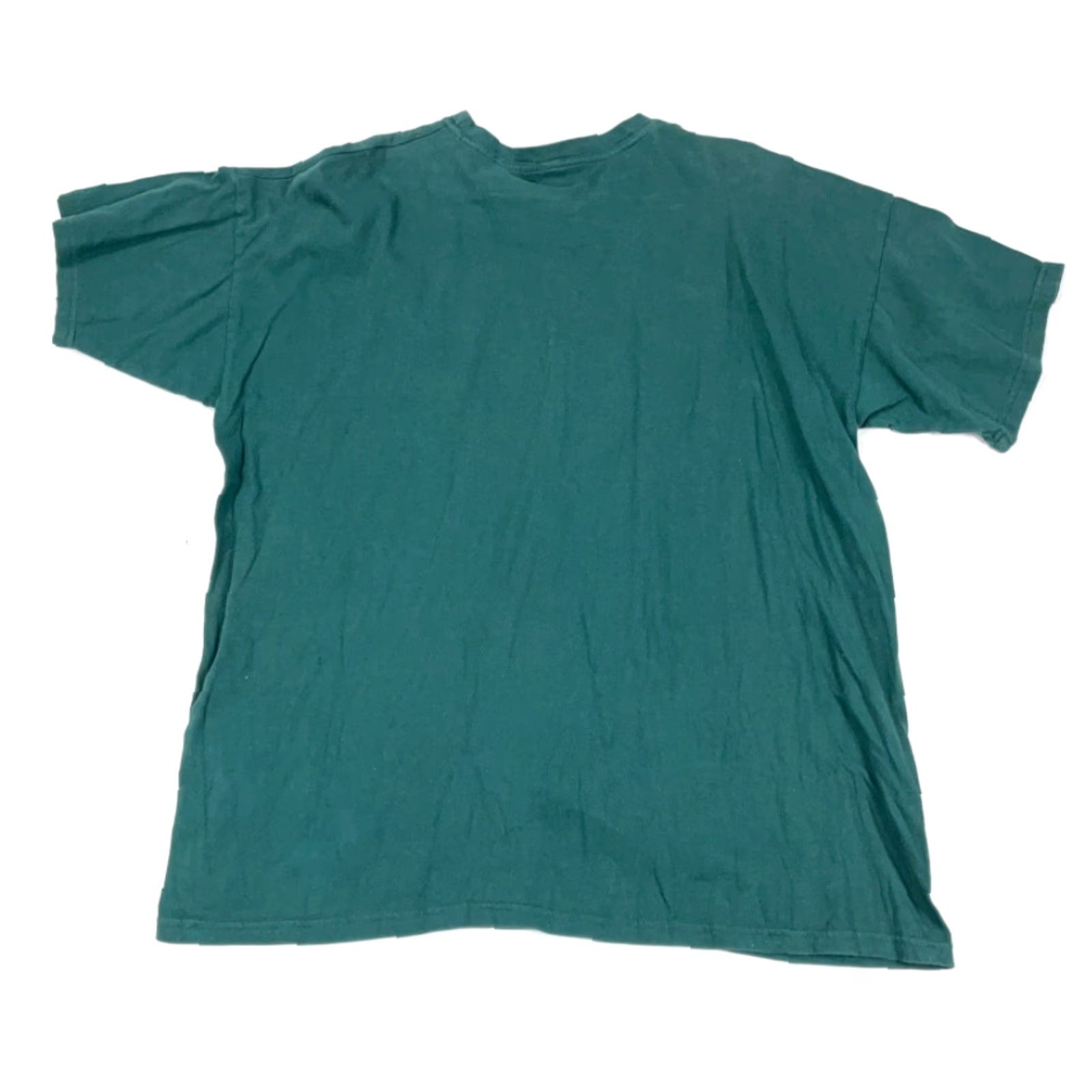 Vintage VTG 90s Green Zebra Leopard Puff Print T-Shirt Adult 3XL Oversized Relaxed Fit Size XXL / US 16-18 / IT 52-54 - 2 Thumbnail