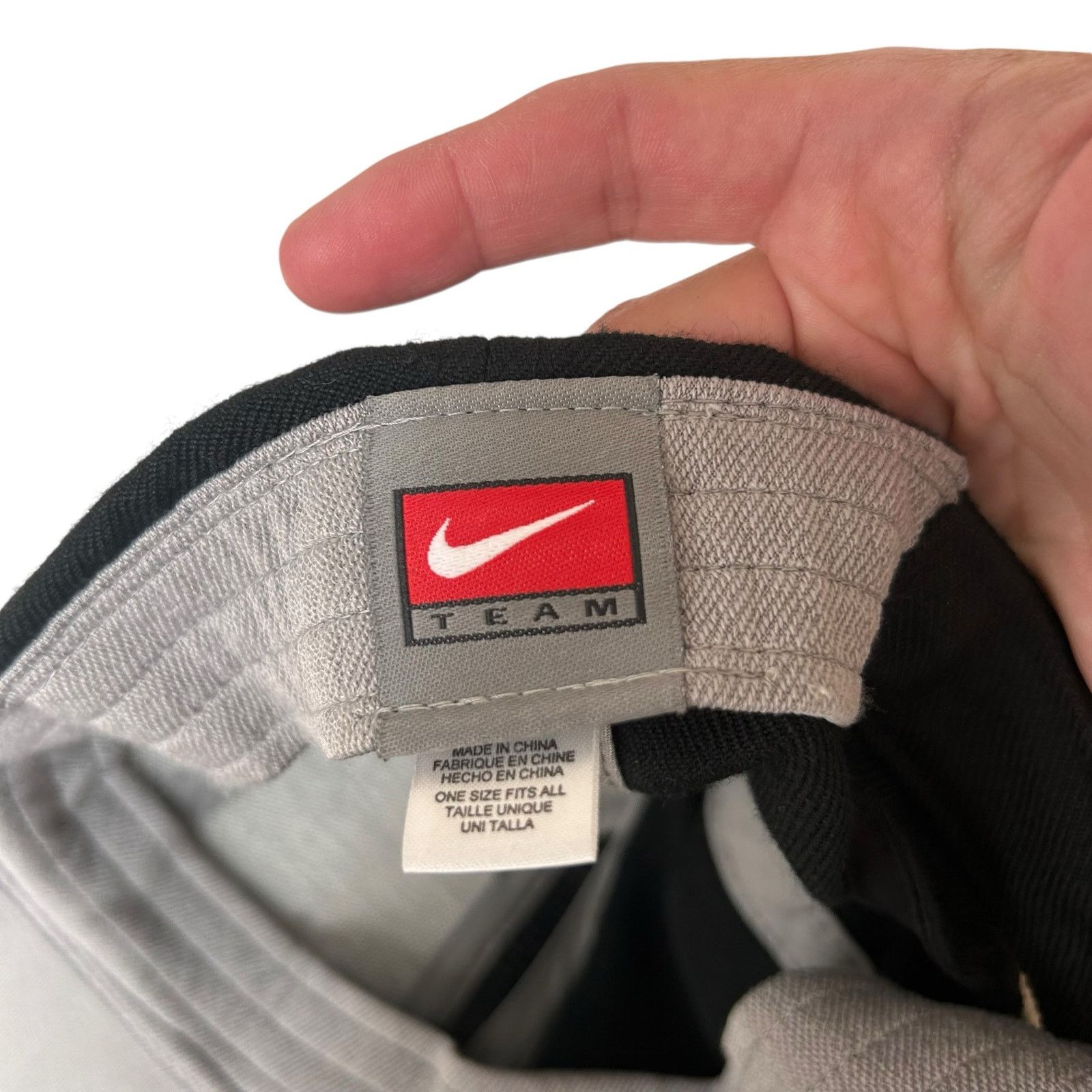 Nike Nike Black Wool Blend Baseball Hat Size ONE SIZE - 6 Thumbnail
