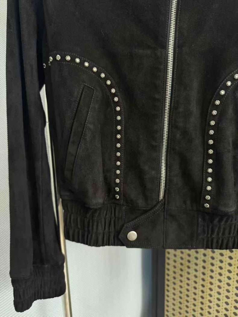 Saint Laurent Paris Saint Laurent Paris Turn-down suede studded jacket 2505-Nex Size US S / EU 44-46 / 1 - 4 Thumbnail
