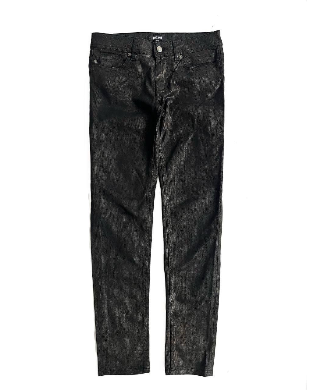 Roberto Cavalli Just Cavalli Snakeprint Shiny Skinny Jeans Size 27" / US 4 / IT 40 - 1 Thumbnail