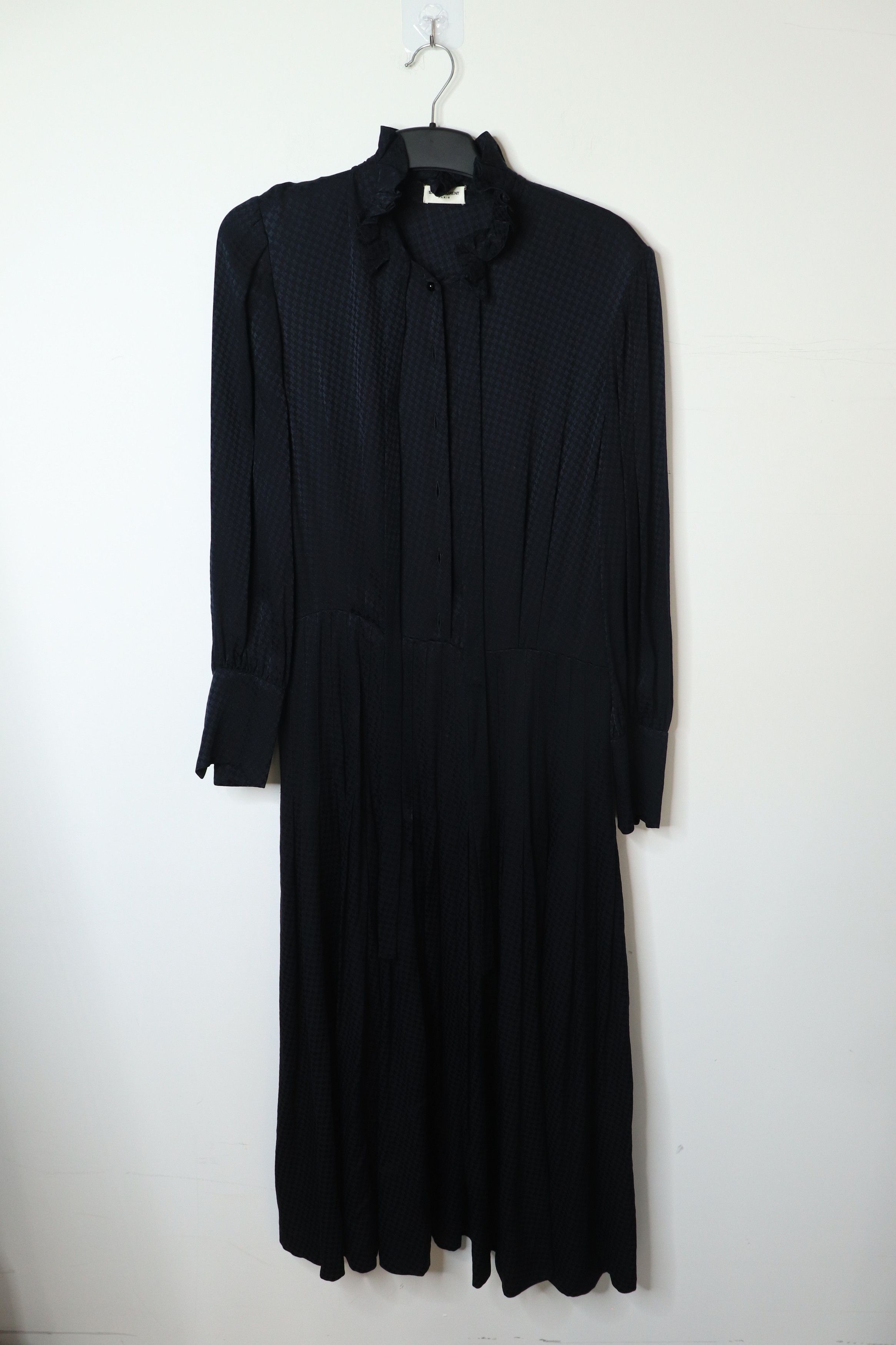 Other Navy houndstooth midi dress - UK 12 Size M / US 6-8 / IT 42-44 - 1 Thumbnail