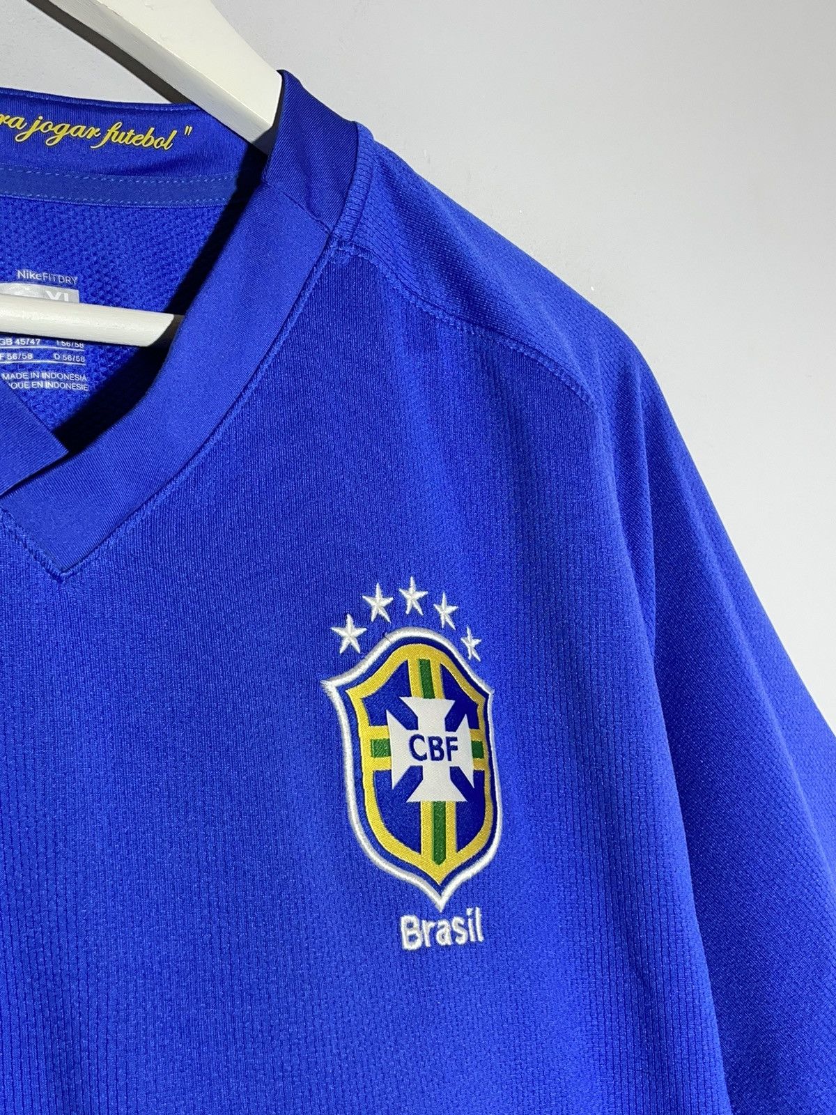 Nike × Vintage National Team Brazil Nike 2008 Home Y2k Football Shirt Size US XL / EU 56 / 4 - 4 Thumbnail