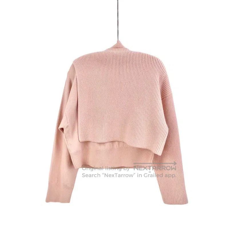 Fendi Fendi Wool capsule series pink Double F logo turtleneck sw Size XS / US 0-2 / IT 36-38 - 2 Thumbnail