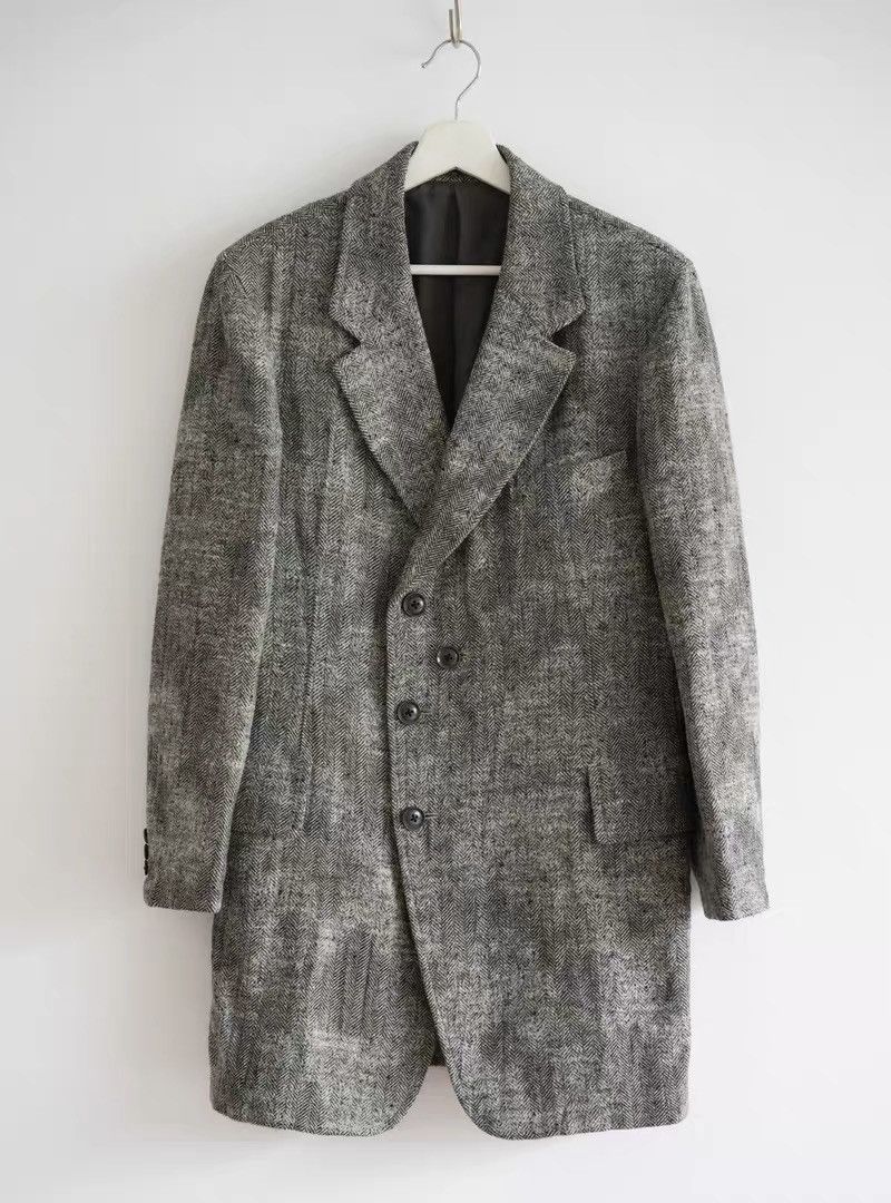 Yohji Yamamoto Yohji Yamamoto 11AW Herringbone Dye Blazer Size US S / EU 44-46 / 1 - 2 Thumbnail
