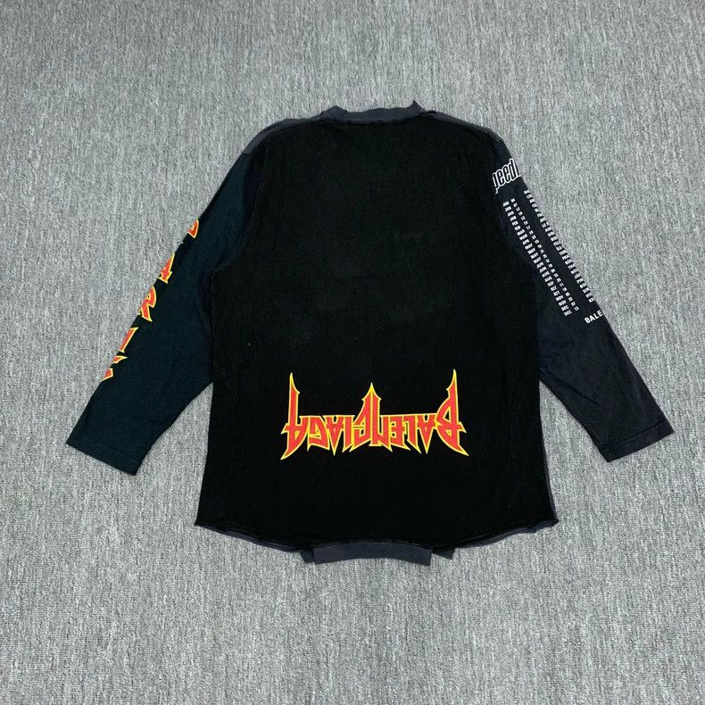 Balenciaga Balenciaga Black inverted logo long sleeve Size US S / EU 44-46 / 1 - 2 Thumbnail