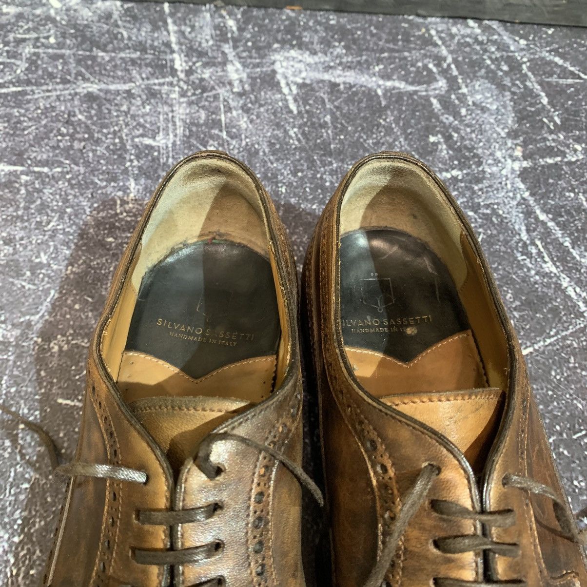 Silvano Sassetti Silvano Sassetti Men’s Leather Brogue Size 8 Size US 8 / EU 41 - 13 Thumbnail