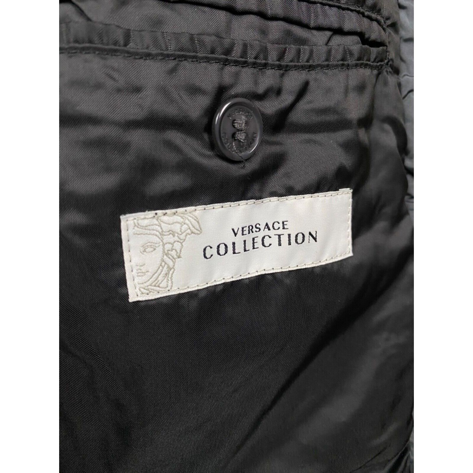 Versace MINT! Versace Collection Men's Dark Gray Quilted Sportcoat J Size US M / EU 48-50 / 2 - 12 Thumbnail