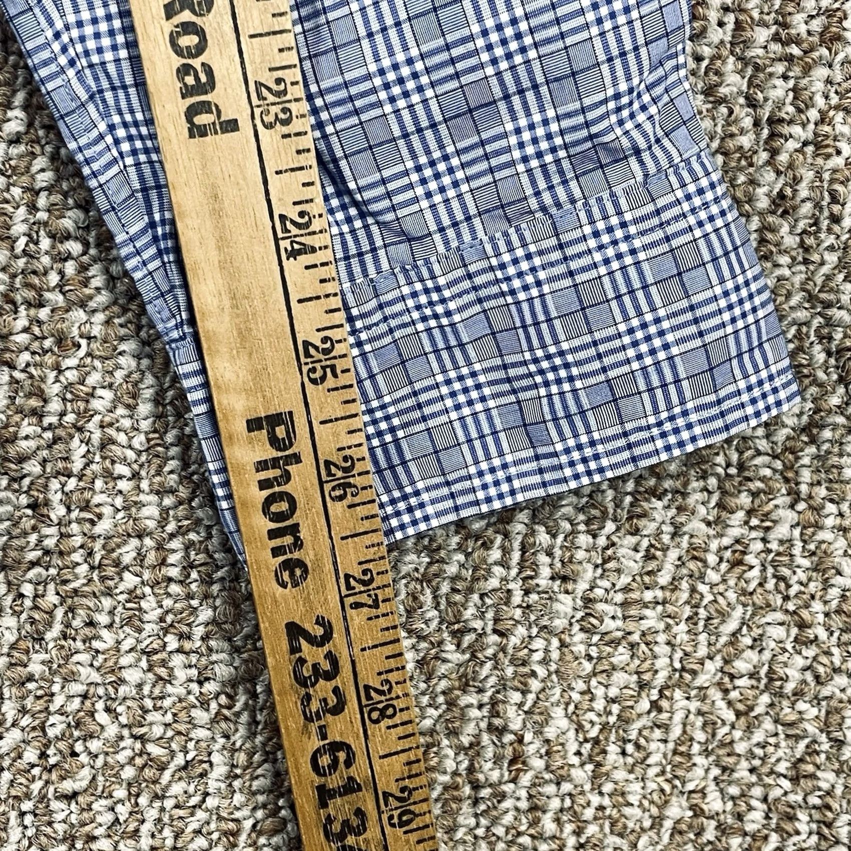 Polo Ralph Lauren Polo Ralph Lauren Shirt Slim Fit XL Blue Plaid Button-Up Men's Size US XL / EU 56 / 4 - 7 Thumbnail