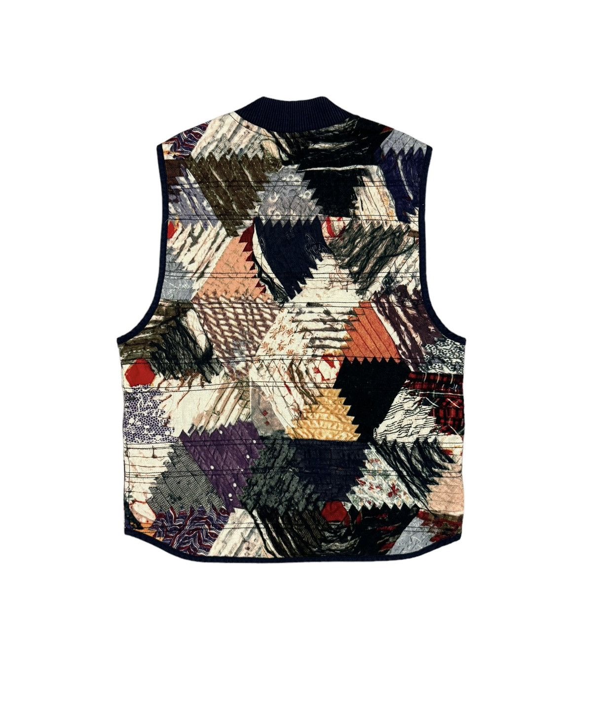 Denim & Supply Ralph Lauren × RRL Ralph Lauren Ralph Lauren Vest Jacket Southwestern Najavo Patchwork Ranch Size 42S - 2 Thumbnail