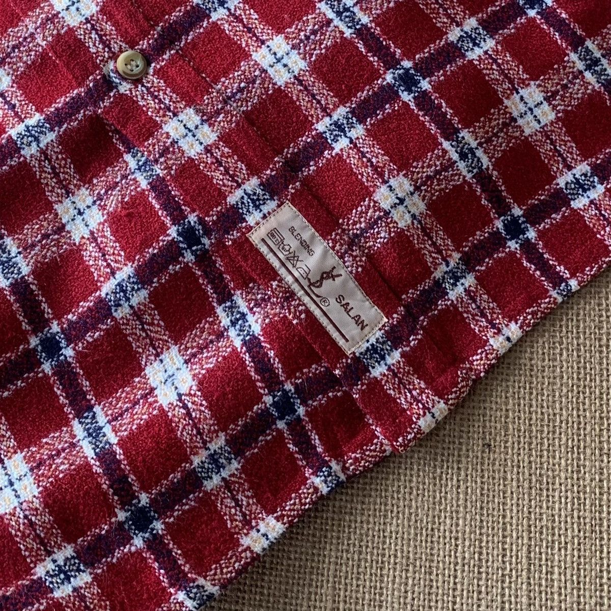 Yves Saint Laurent YSL Yves Saint Laurent Salan Button Up Shirt Size US L / EU 52-54 / 3 - 5 Thumbnail
