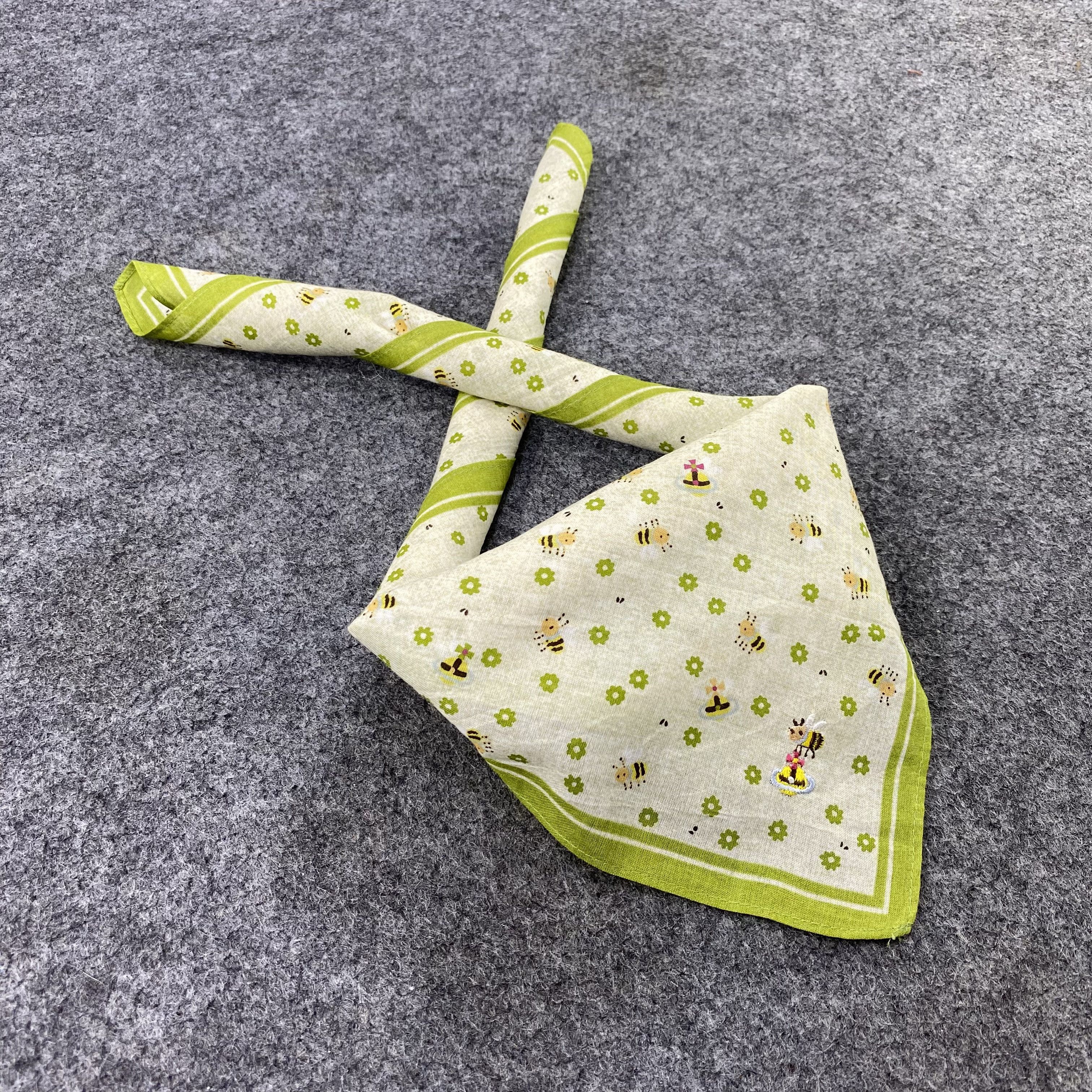 Designer Rare Bee full print handkerchief/Bandana/Neckerchief-B1452 Size ONE SIZE - 1 Thumbnail