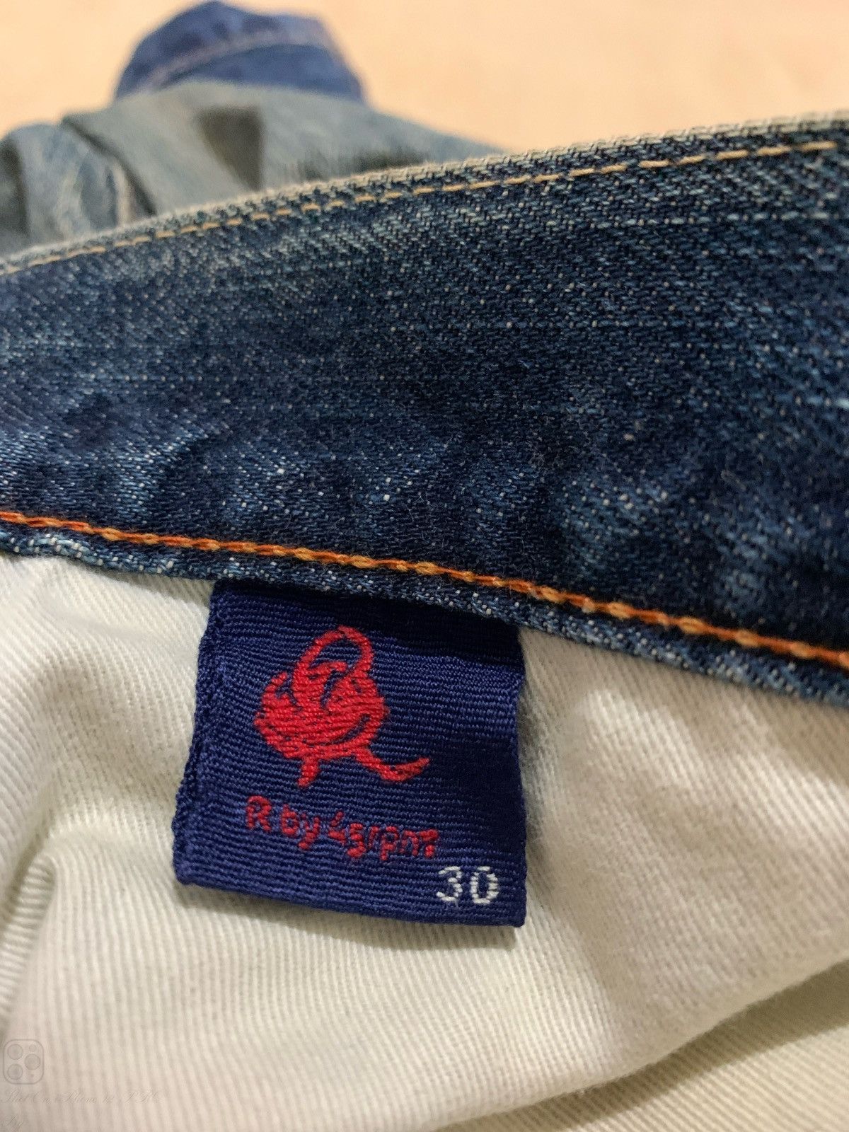 45rpm × Japanese Brand Vintage R by 45rpm Distressed Denim Made In Japan Size US 31 - 8 Thumbnail