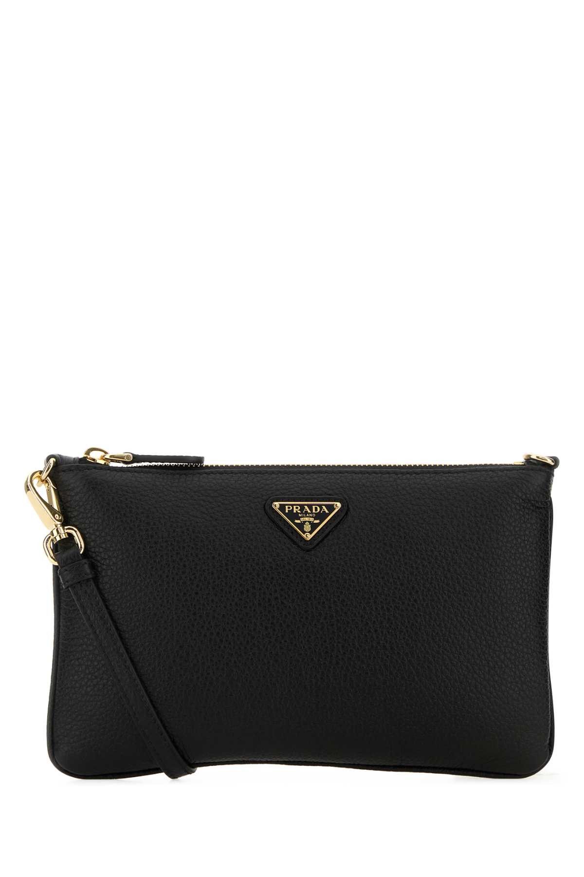 Prada Black Leather Crossbody Bag Size ONE SIZE - 1 Thumbnail