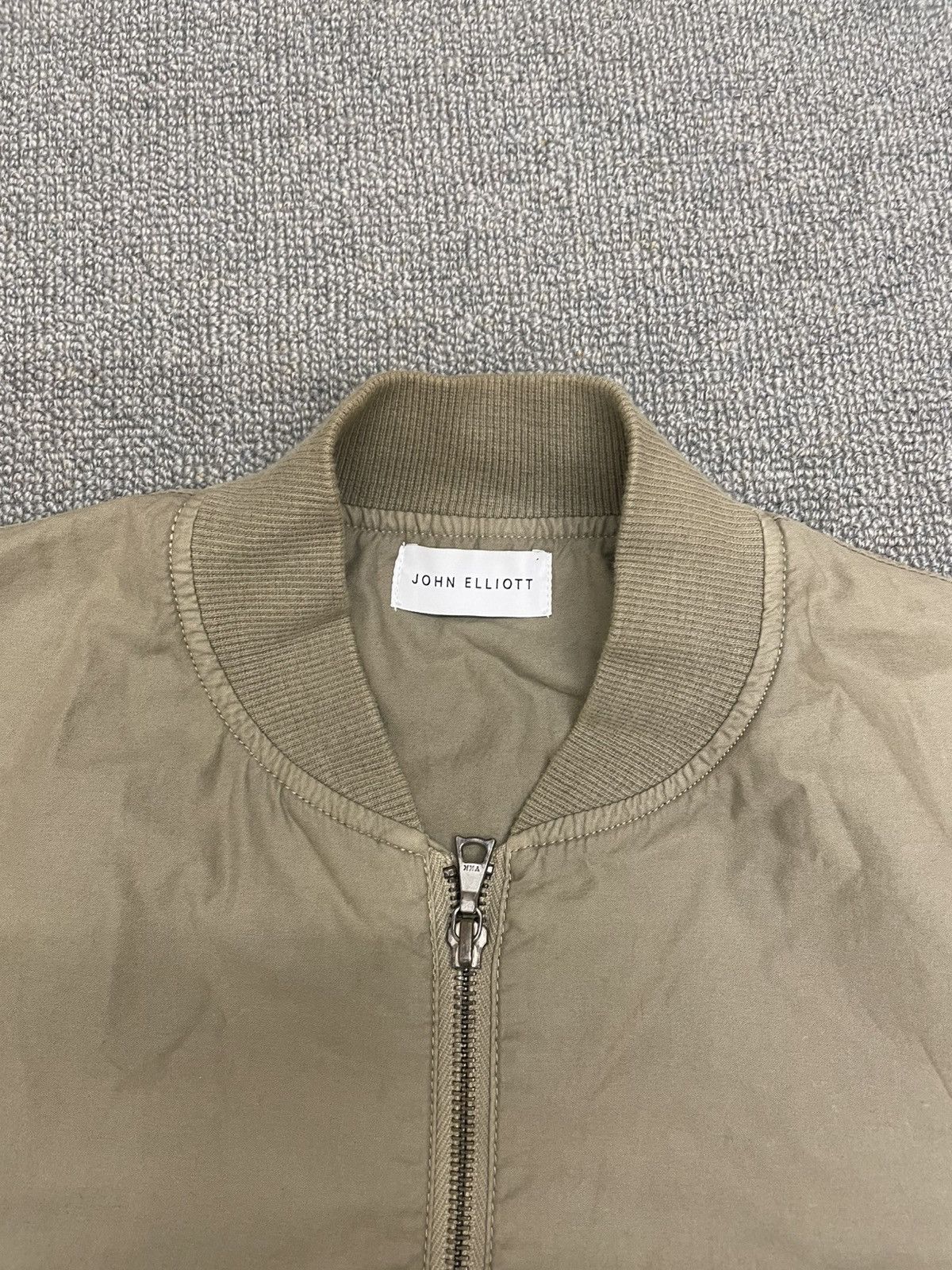 John Elliott John Elliott Beige Bomber Jacket Size US M / EU 48-50 / 2 - 2 Thumbnail