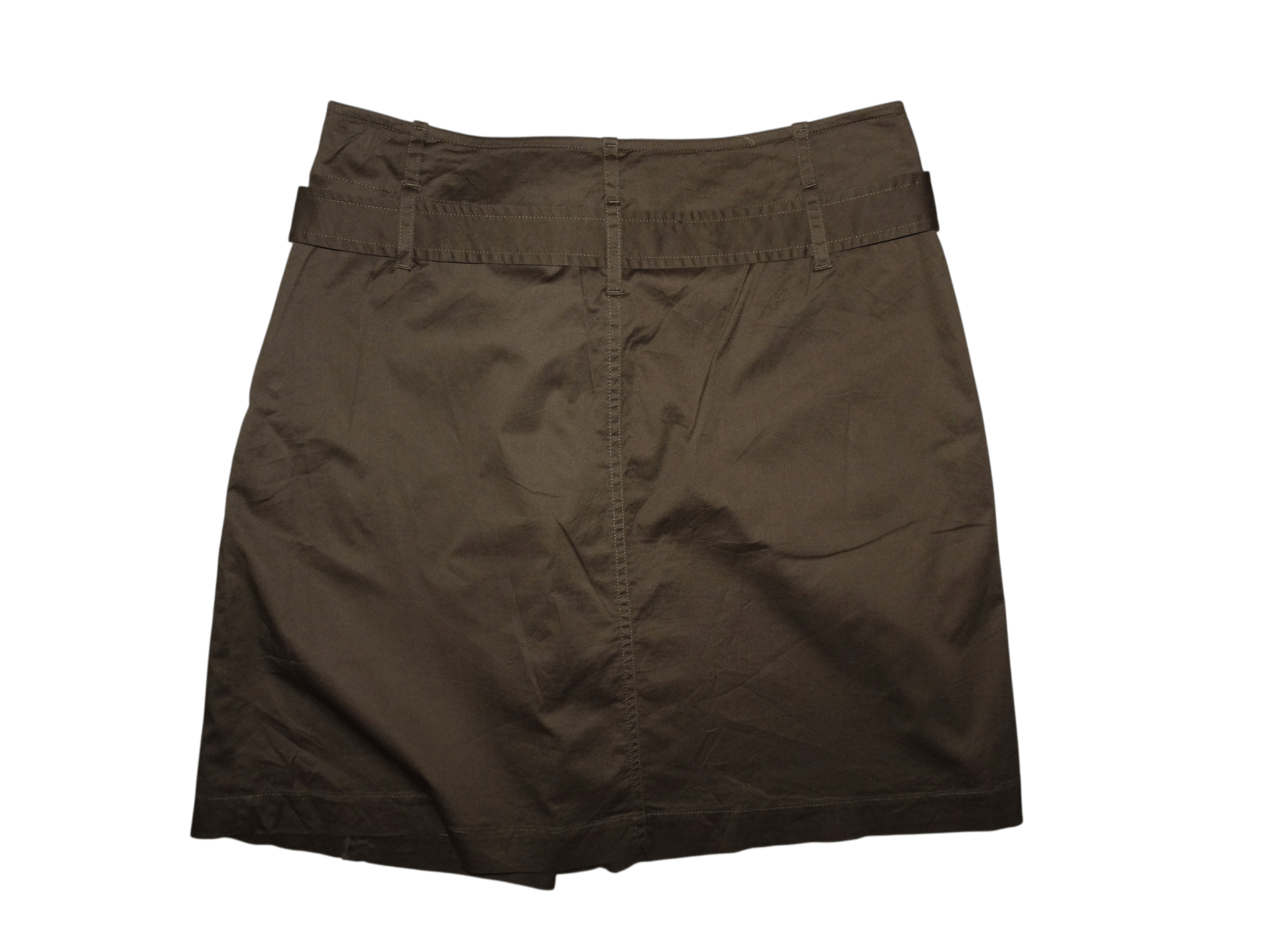 Jil Sander JIL SANDER A-LINE COTTON SKIRT Size 26" / US 2 / IT 38 - 2 Thumbnail