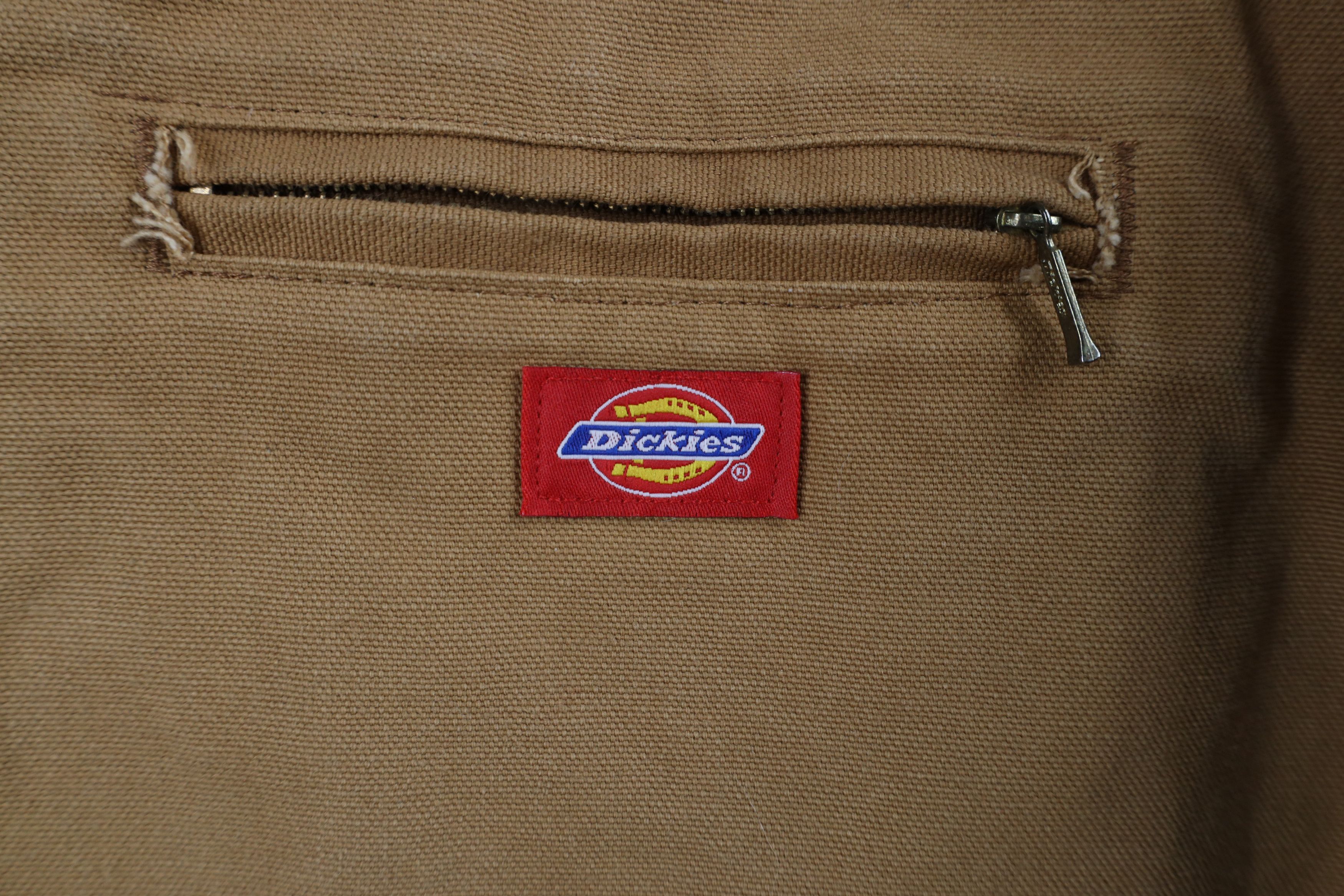 Dickies × Vintage Vintage 90s Dickies Blanket Lined Detroit Jacket Duck Brown Size US XXL / EU 58 / 5 - 5 Thumbnail