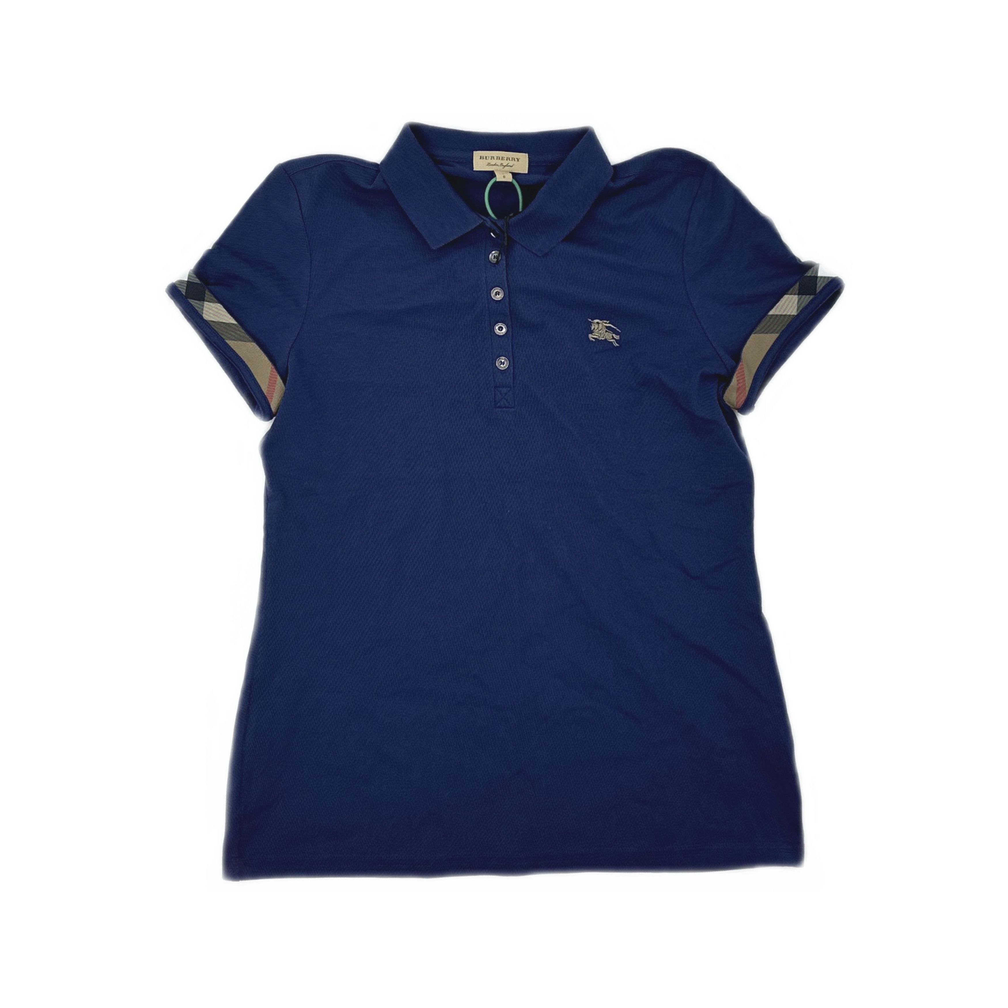 Burberry Burberry Check Trim Polo Shirt Size L Size L / US 10 / IT 46 - 1 Thumbnail