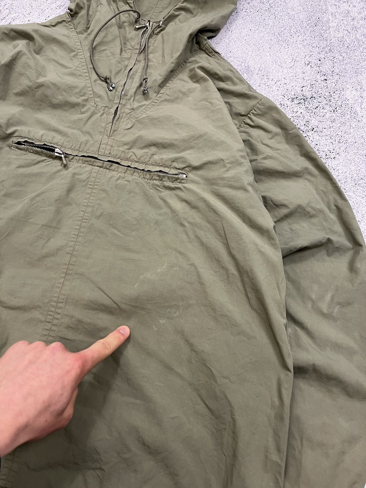 Army Of Me Vintage Distressed 80s 90s Military/Army Anorak Smoke Jacket Size US M / EU 48-50 / 2 - 10 Thumbnail