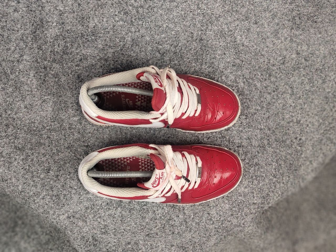 Nike Vintage Nike Air Force Slam Jam Varsity red Supreme sneakers Size US 7 / EU 40 - 7 Thumbnail