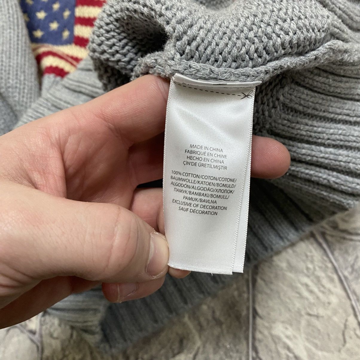 Polo Ralph Lauren Polo Ralph Lauren Sweater USA flag vintage Size US XXS / EU 40 - 9 Thumbnail