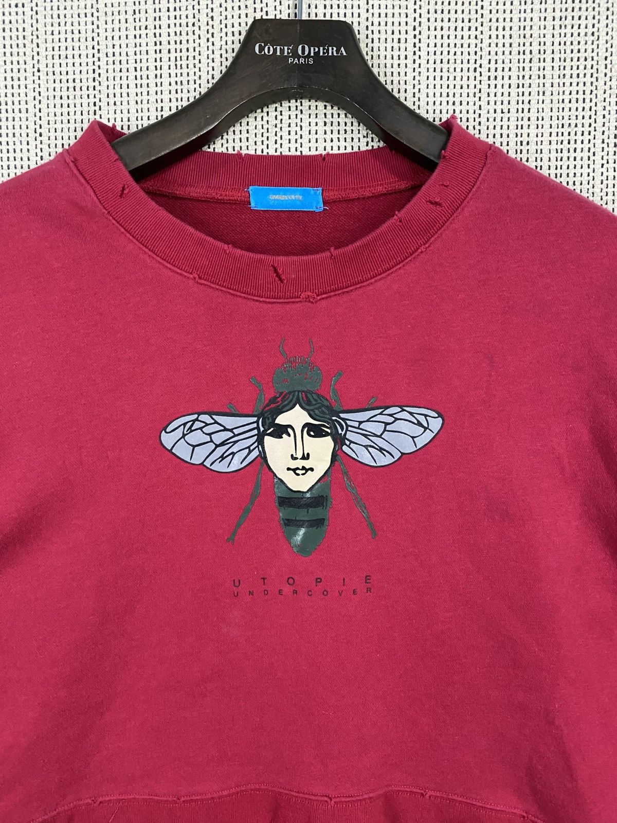 Undercover FW17 undercover utopie queen bee crop sweatshirt Size L / US 10 / IT 46 - 6 Thumbnail
