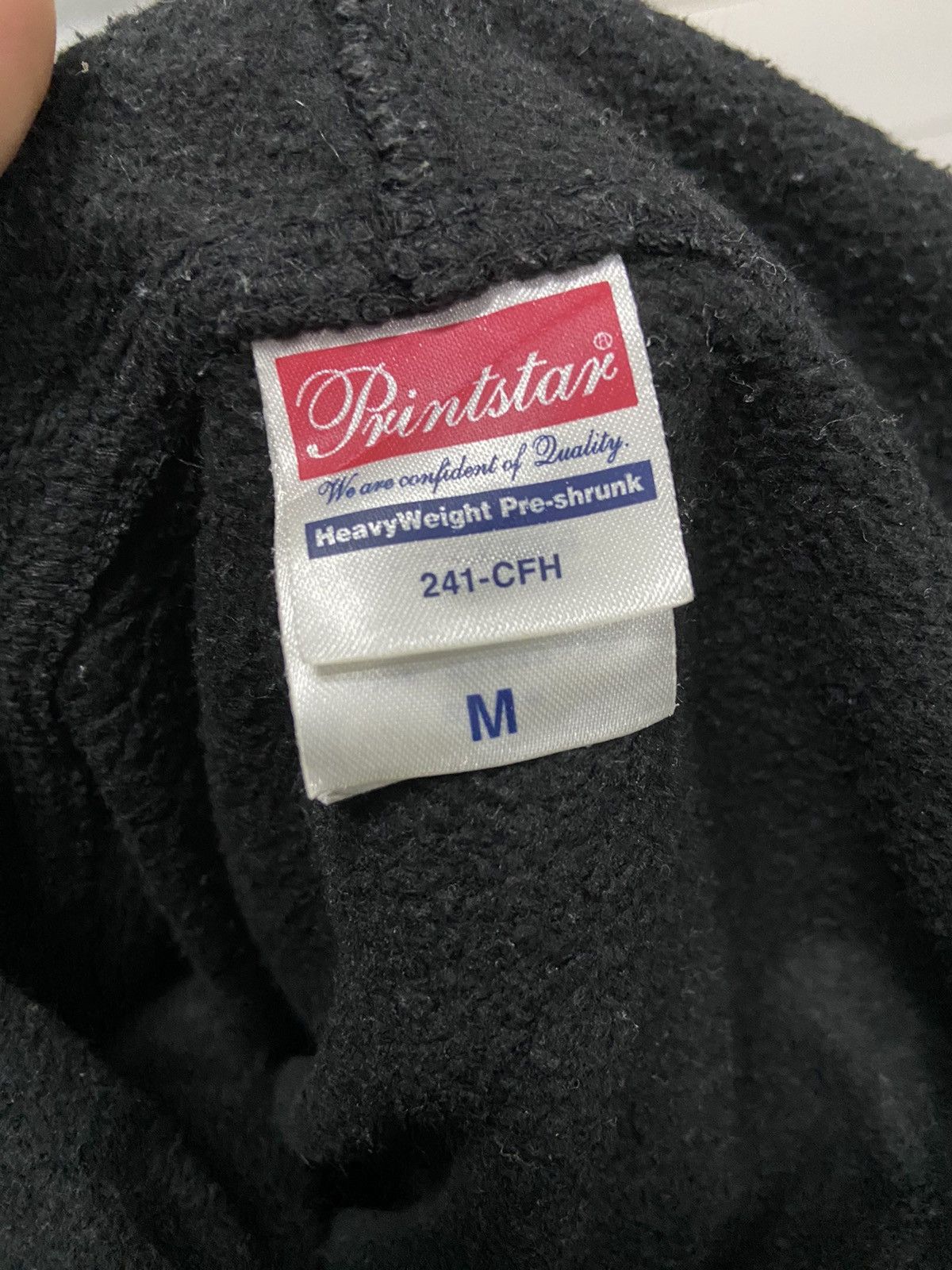 Japanese Brand WOMCADOLE BRAND BLACK HOODIE Size US M / EU 48-50 / 2 - 7 Thumbnail