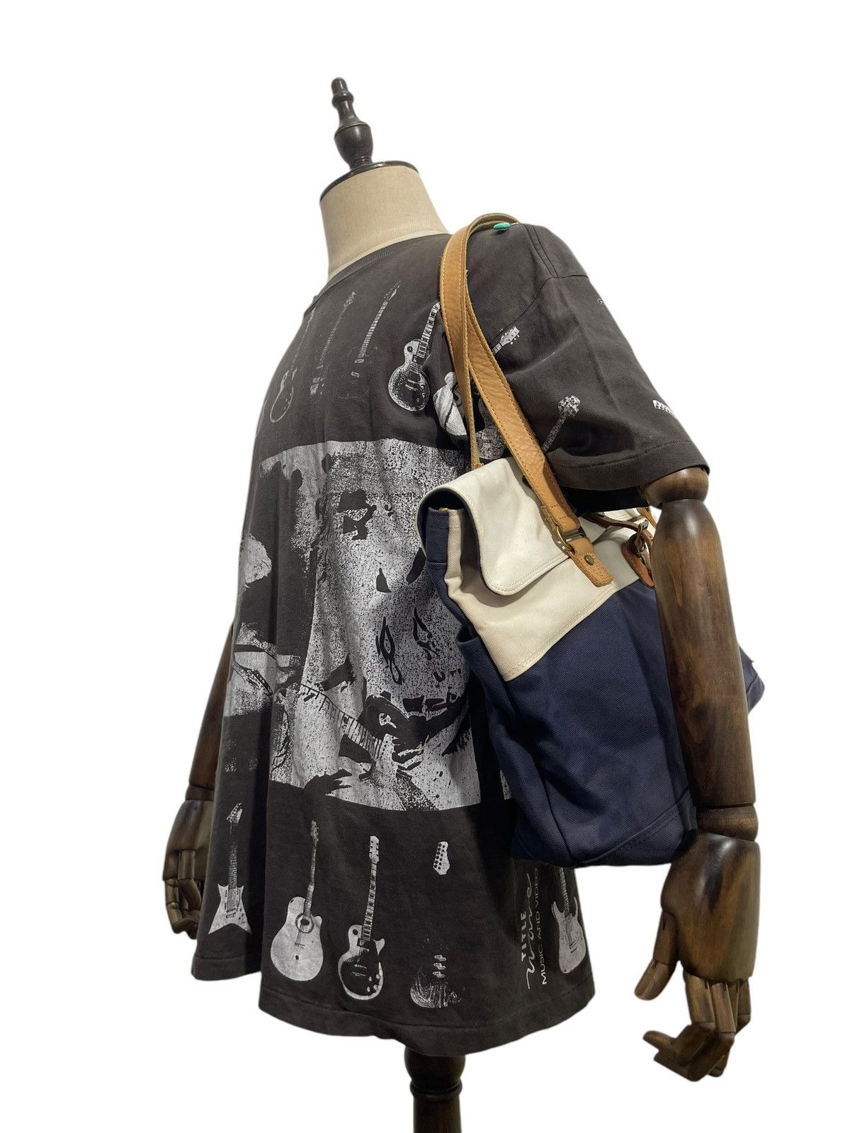 MasterPiece Cotton Canvas Leather Masterpiece Japan Tote Bag 9🟩 Size ONE SIZE - 2 Thumbnail
