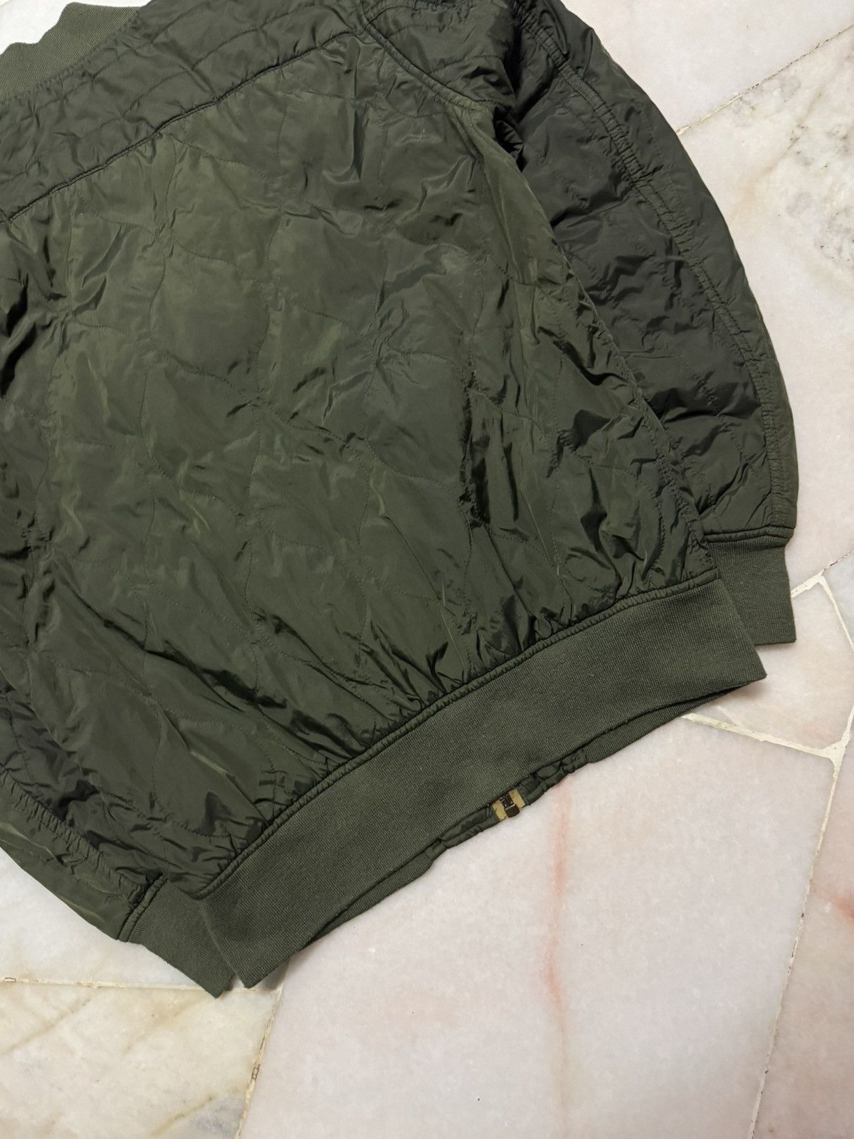 Diesel 💥VINTAGE Y2K DIESEL-CO OLIVE GREEN MILITARY DISTRESS BOMBERS Size US S / EU 44-46 / 1 - 24 Thumbnail