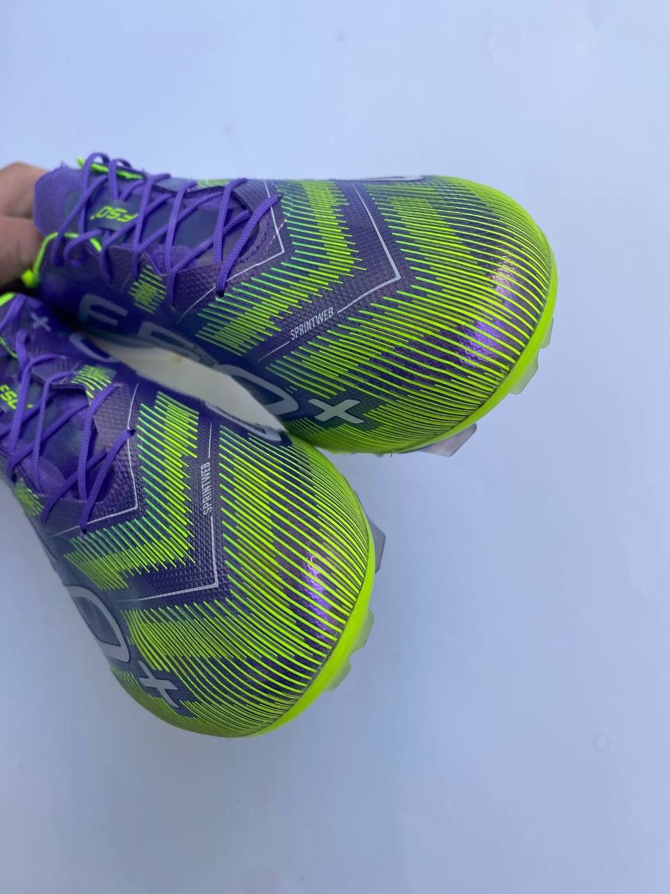 Adidas Adidas F50+ Violet/Green JS3211 Size US 9 / EU 42 - 10 Thumbnail