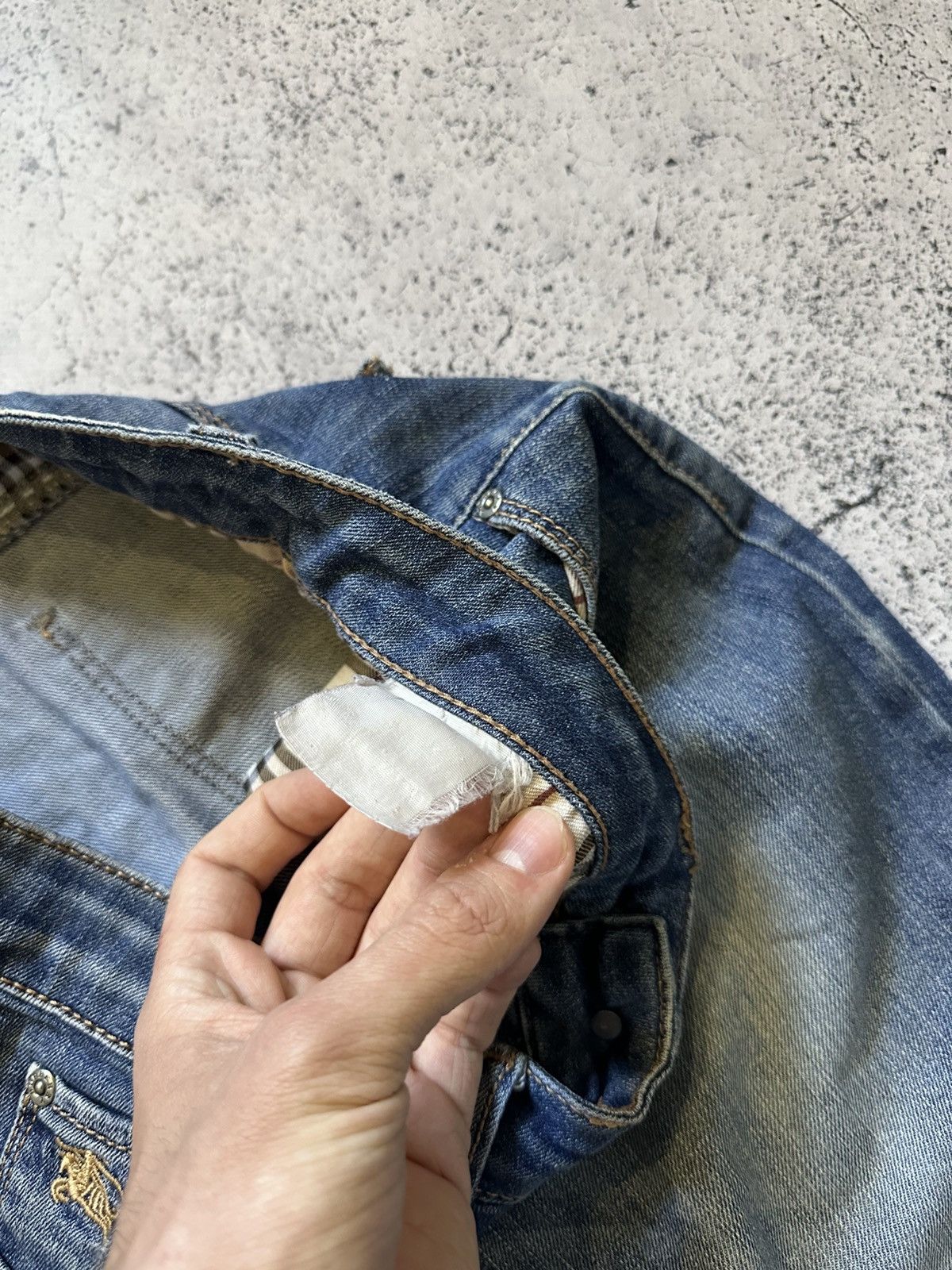 Burberry × Vintage Vintage Burberry London Denim Jeans Low Landing Y2K USA Size US 32 / EU 48 - 8 Thumbnail