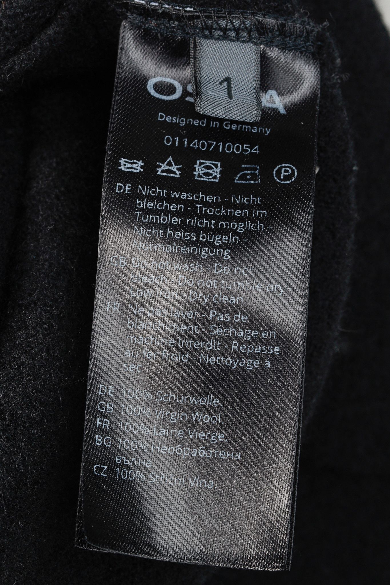 Other Oska Black Boiled-Wool Oversized Flyaway-Collar Coat Size S / US 4 / IT 40 - 11 Thumbnail