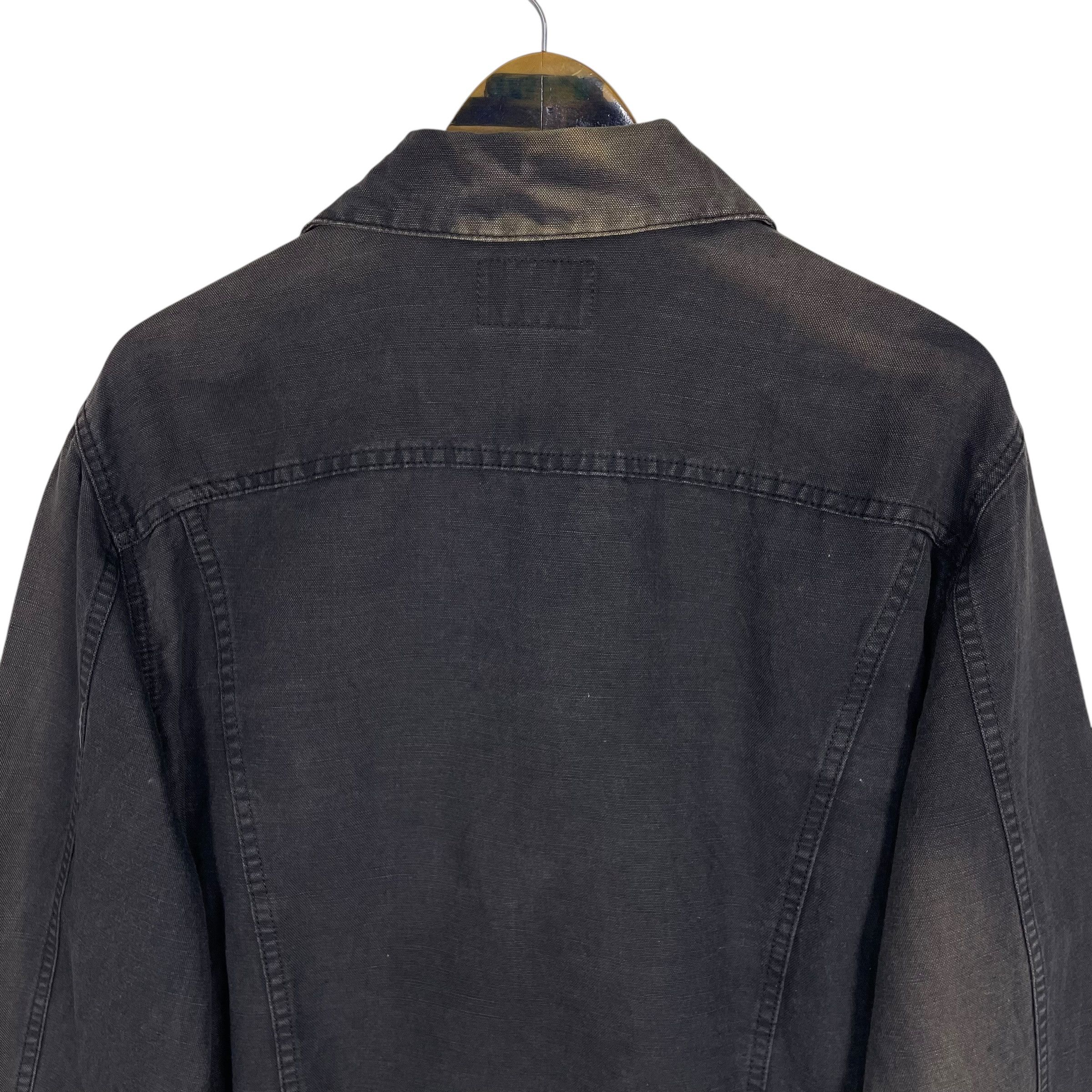 Giorgio Armani Vintage 90s Armani Jeans Denim Trucker Jacket Size US M / EU 48-50 / 2 - 12 Thumbnail