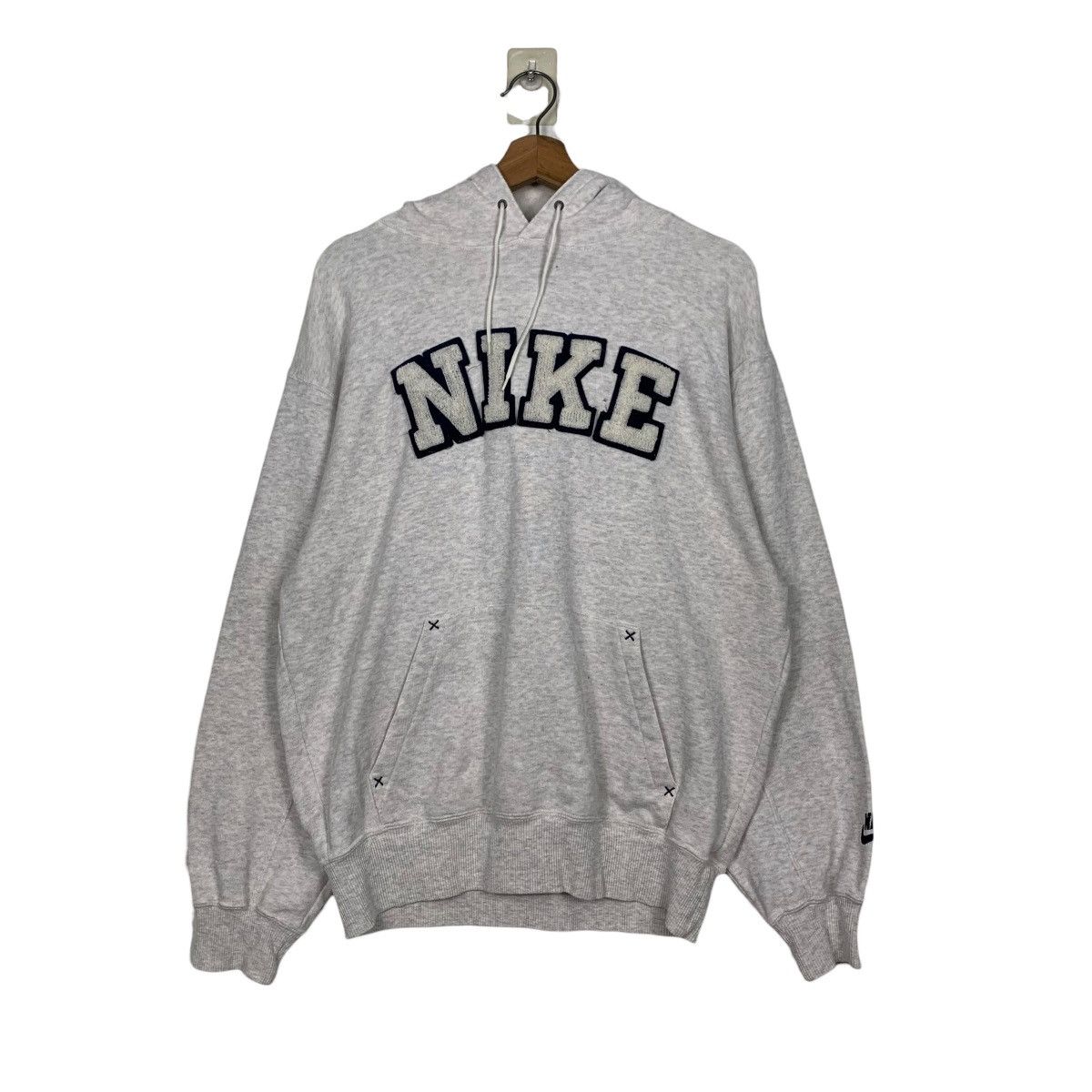 Nike 90’s NIKE Spellout Big Logo Pullover Hoodies #2819-C127 Size US M / EU 48-50 / 2 - 8 Thumbnail