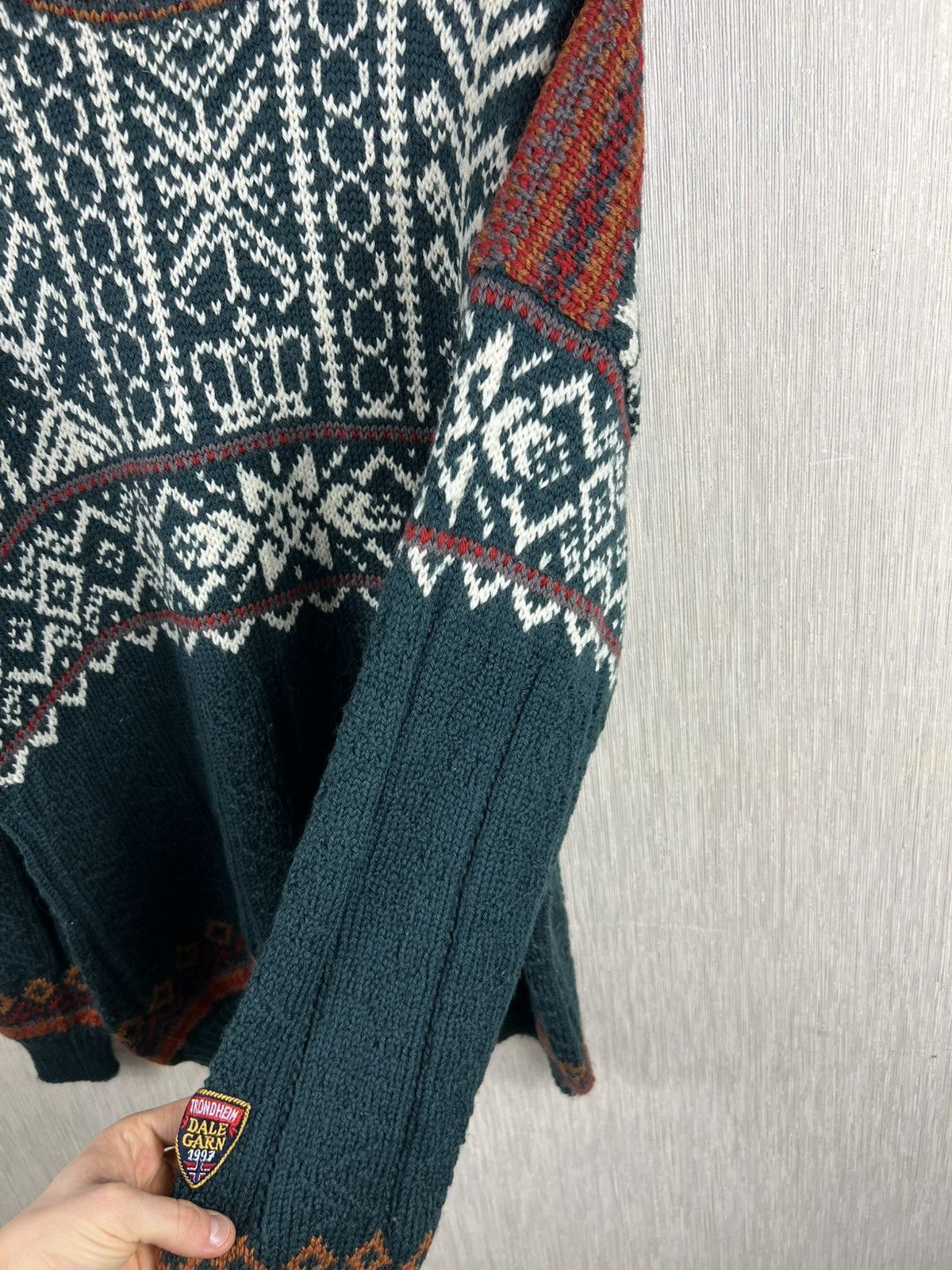 Dale Of Norway Vintage 90s Dale of Norway trondheim patterned wool sweater Size US L / EU 52-54 / 3 - 14 Thumbnail