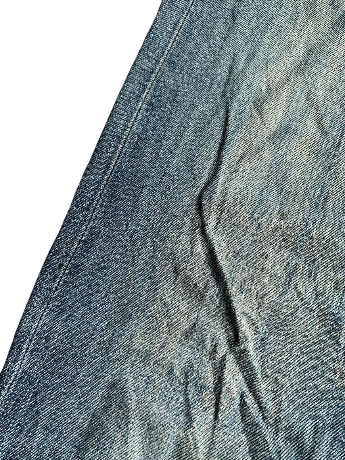 Edwin × Jean EDWIN 505X SELVEDGE DISTRESSED DENIM☠️ Size US 31 - 20 Thumbnail