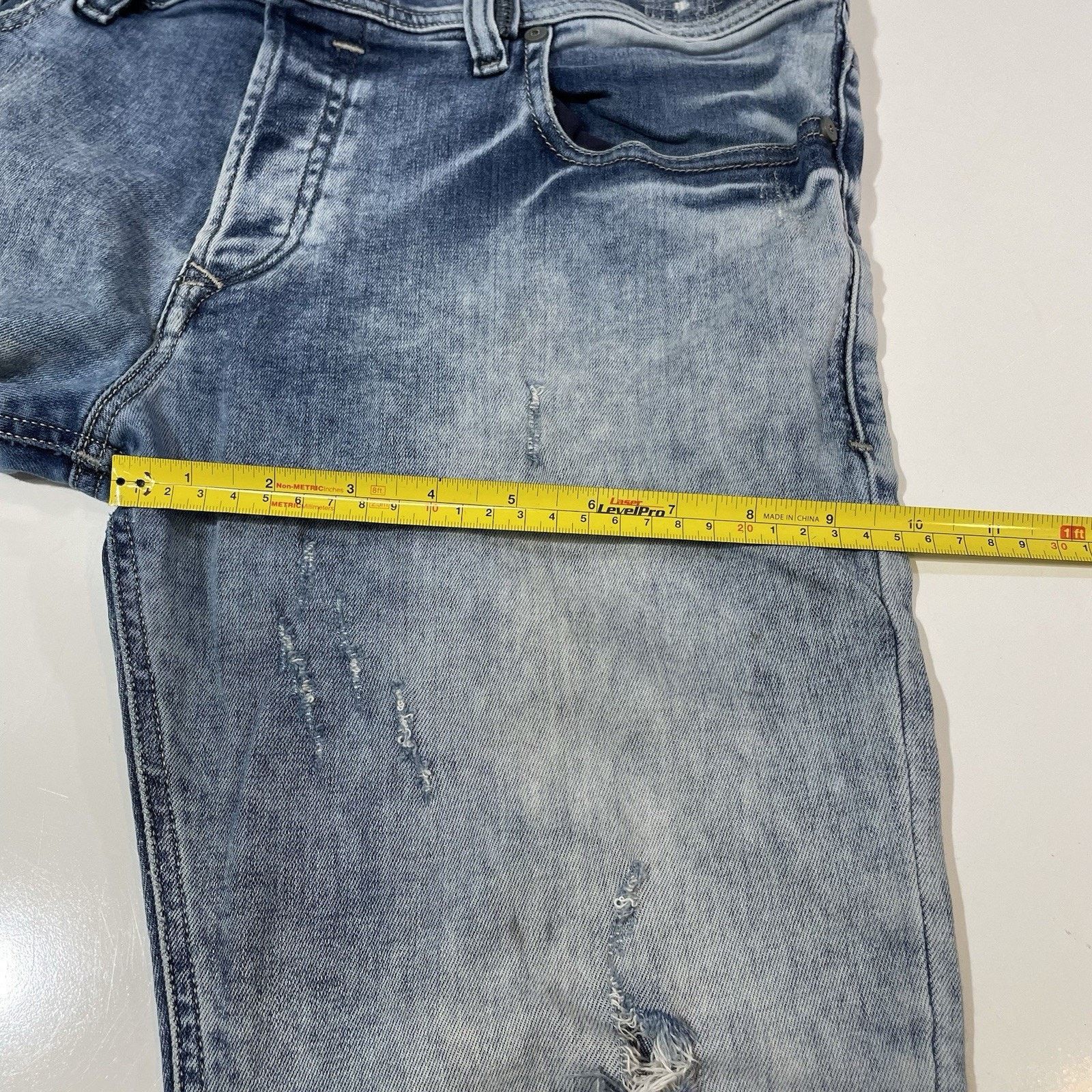 Diesel Diesel Jeans Men’s Blue Denim Sleenker Skinny *Flawed 33x30 Size US 33 - 8 Thumbnail