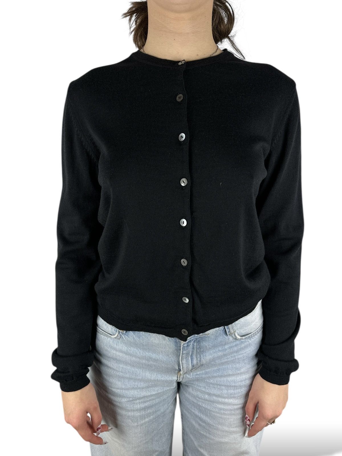 Burberry Burberry London Women’s Long Sleeve Cardigan Wool Sweater Size L / US 10 / IT 46 - 15 Thumbnail