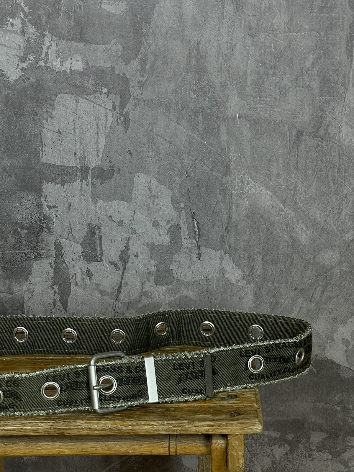 Japanese Brand × Vintage Levis Vintage Y2K Distressed Military Y2K Japan Belt Size ONE SIZE - 3 Thumbnail