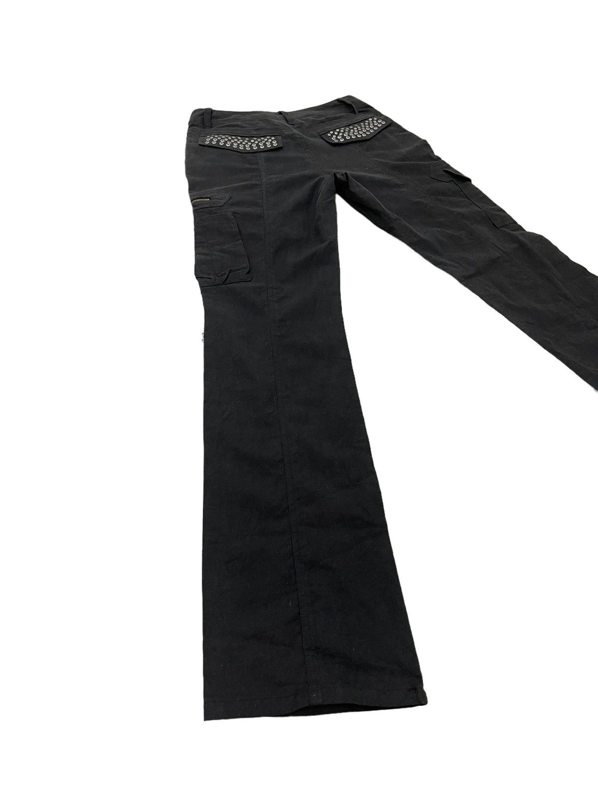 Japanese Brand Slight Flare Cargo Tornado Mart Slim Low Rise Boot Cut 7🟦7 Size US 29 - 12 Thumbnail