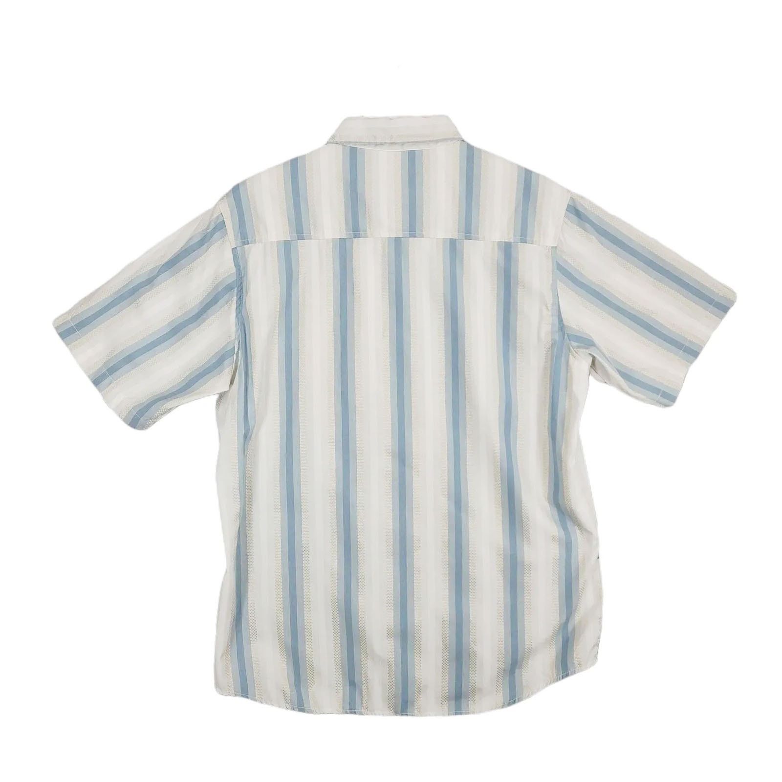 Rusty Rusty Men's Striped Button Up Short Sleeve Pocket Shirt Size US XL / EU 56 / 4 - 2 Thumbnail