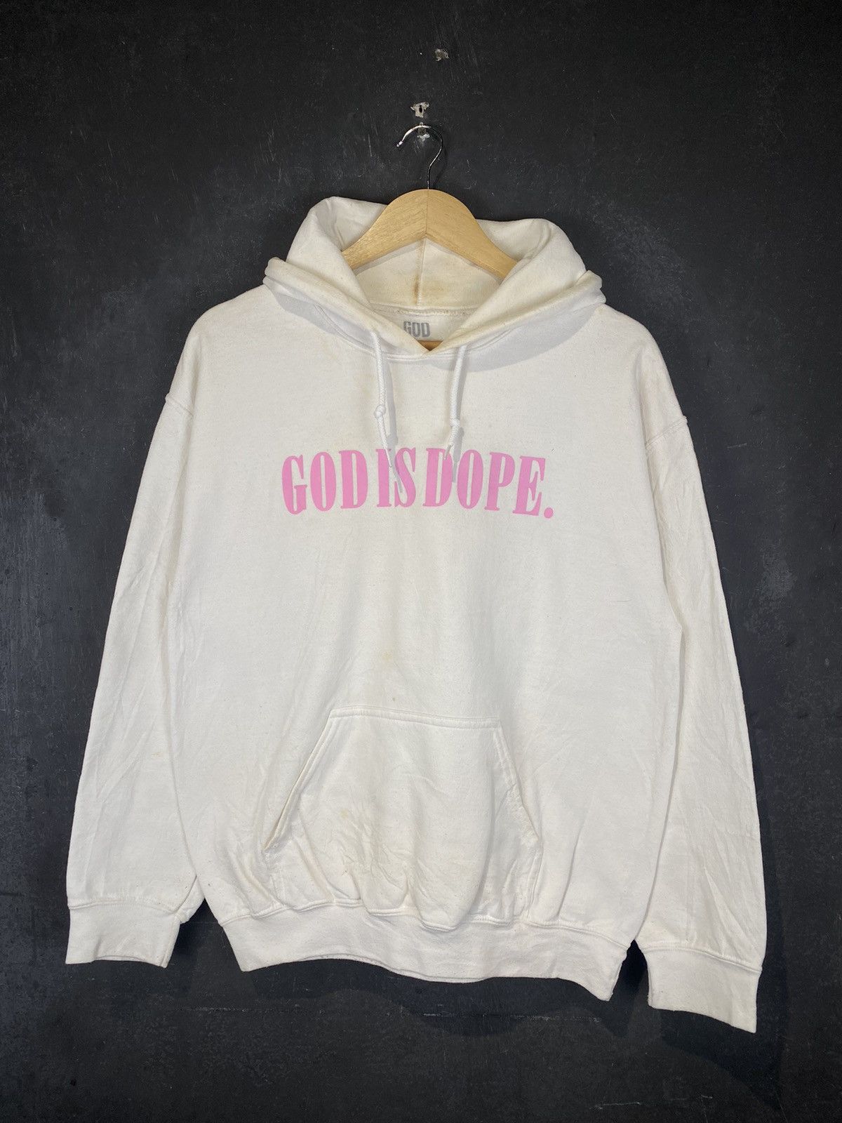 Other God Is Dope Thrashed Pullover Hoodie Size US M / EU 48-50 / 2 - 2 Thumbnail