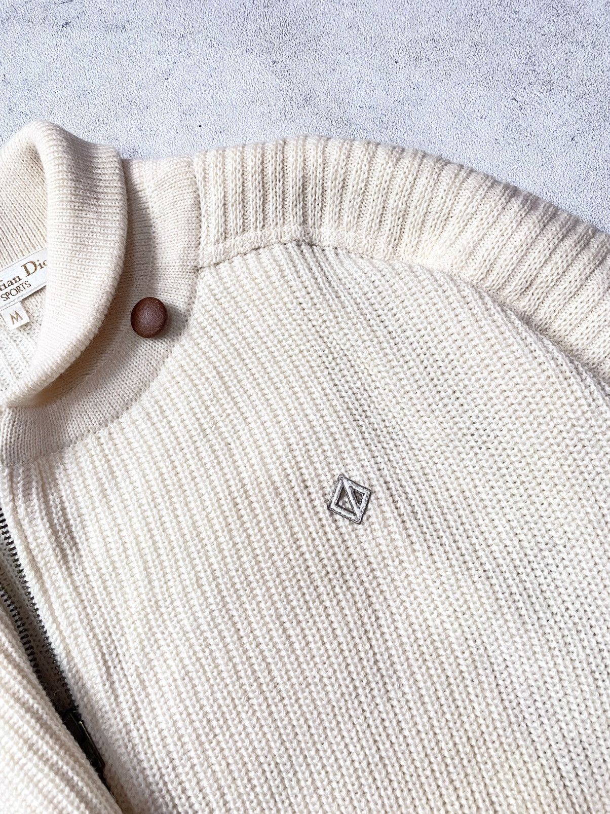 Dior Christian Dior Sports Knit Sweater Jacket Vintage Size US M / EU 48-50 / 2 - 9 Thumbnail