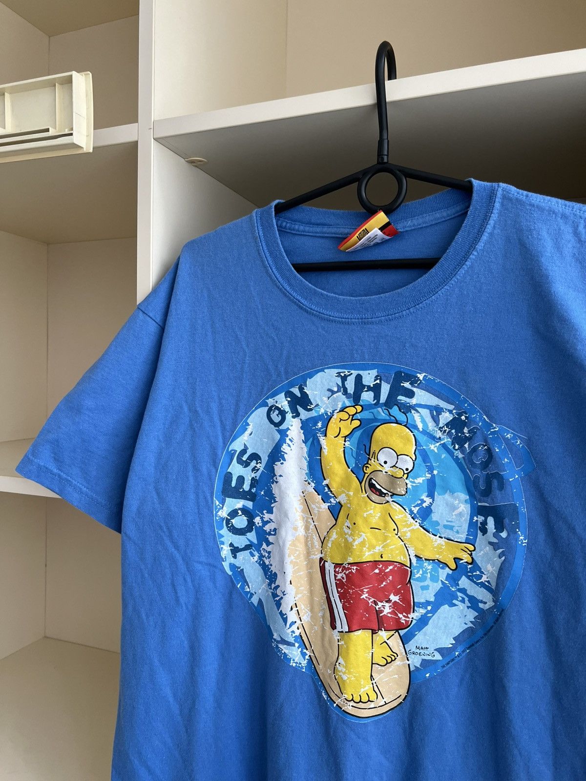 The Simpsons Vintage 00s The Simpsons Movie Tee T-Shirt Surf Homer Size US L / EU 52-54 / 3 - 5 Thumbnail