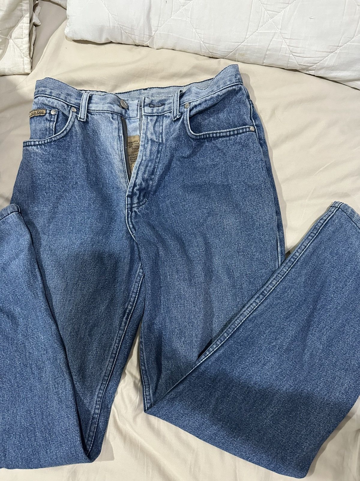 Calvin Klein Vintage Calvin Klein straight cut jeans RN 36009 Size US 29 - 9 Thumbnail