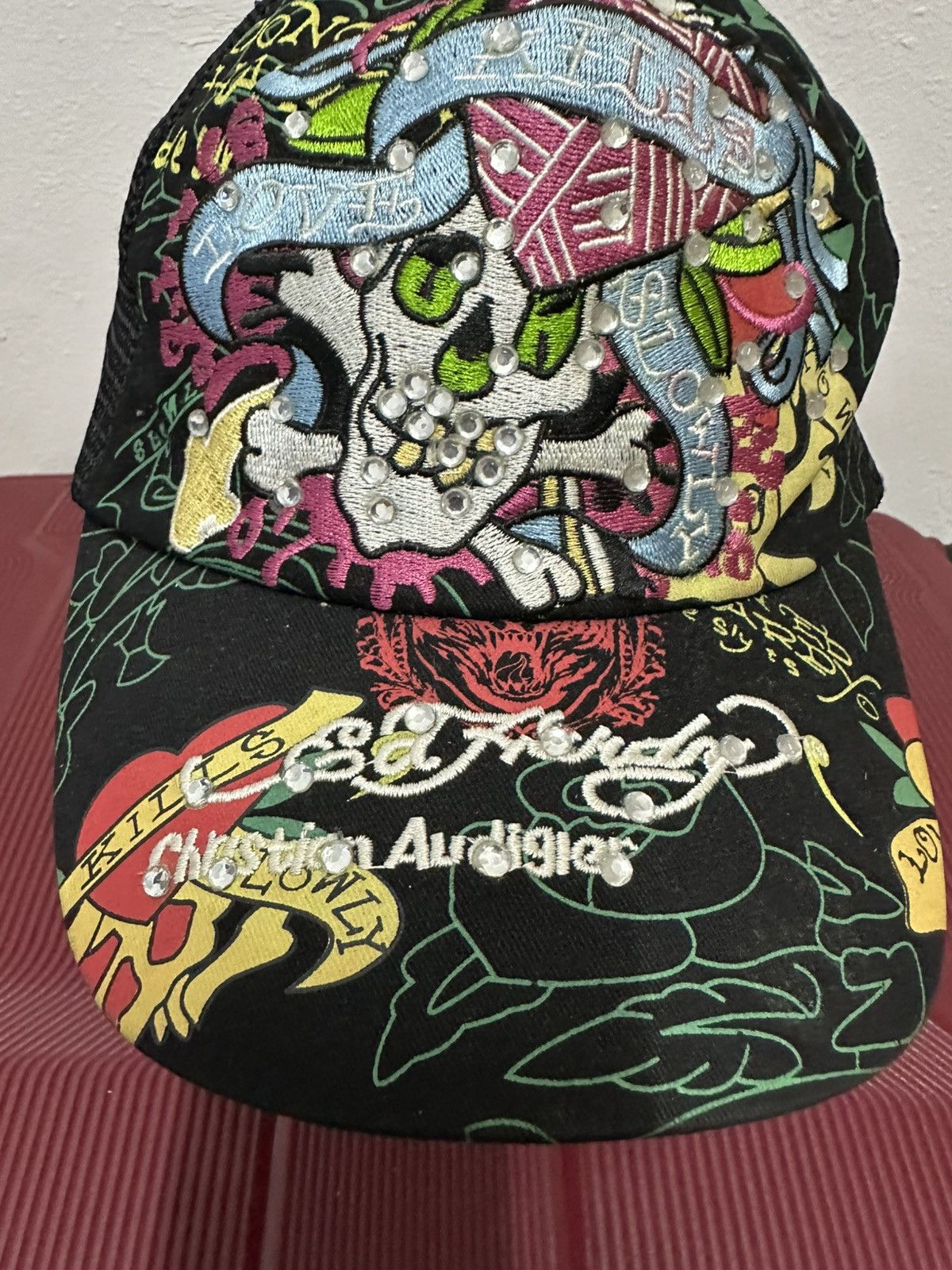 Ed Hardy Ed Hardy Cap by Christian Audigier Vintage Tattoo Size ONE SIZE - 6 Thumbnail