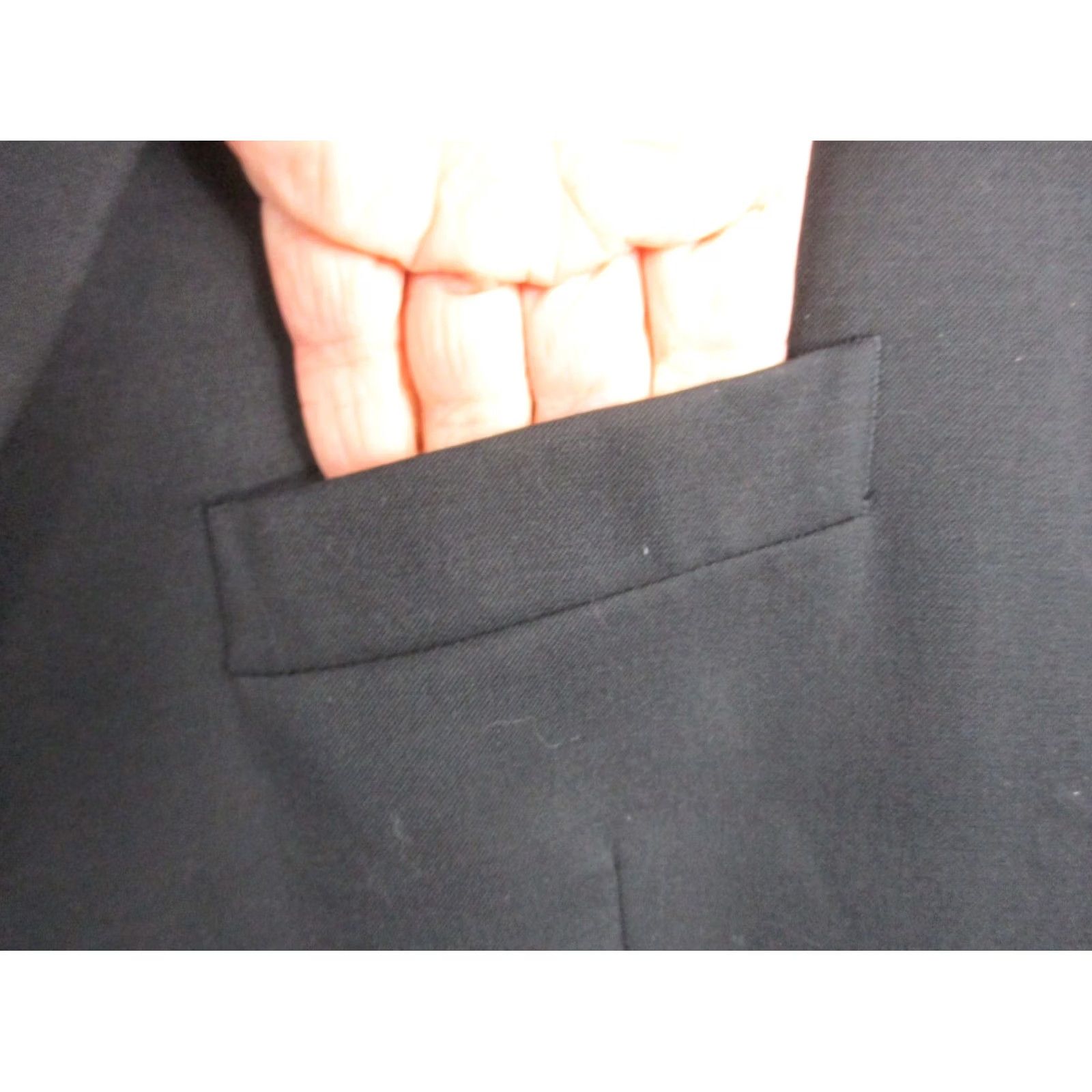 Ralph Lauren LAUREN RALPH LAUREN Blazer Jacket 50L Black Wool Sport Size 52R - 2 Thumbnail