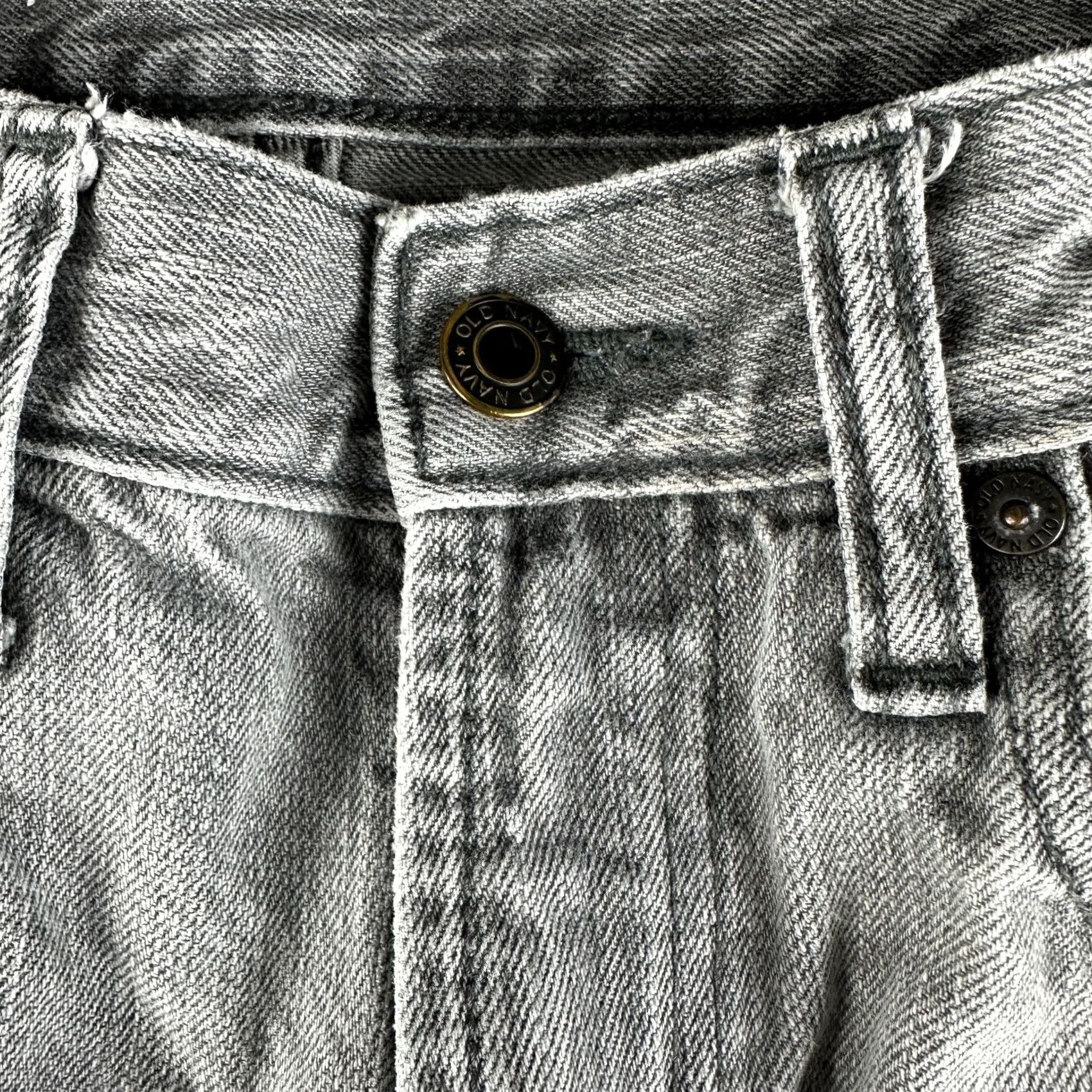Old Navy Old Navy Jeans Mens 29 Loose Gray Wash Cotton Pockets Distressed Hole Fray Hems Size US 29 - 5 Thumbnail